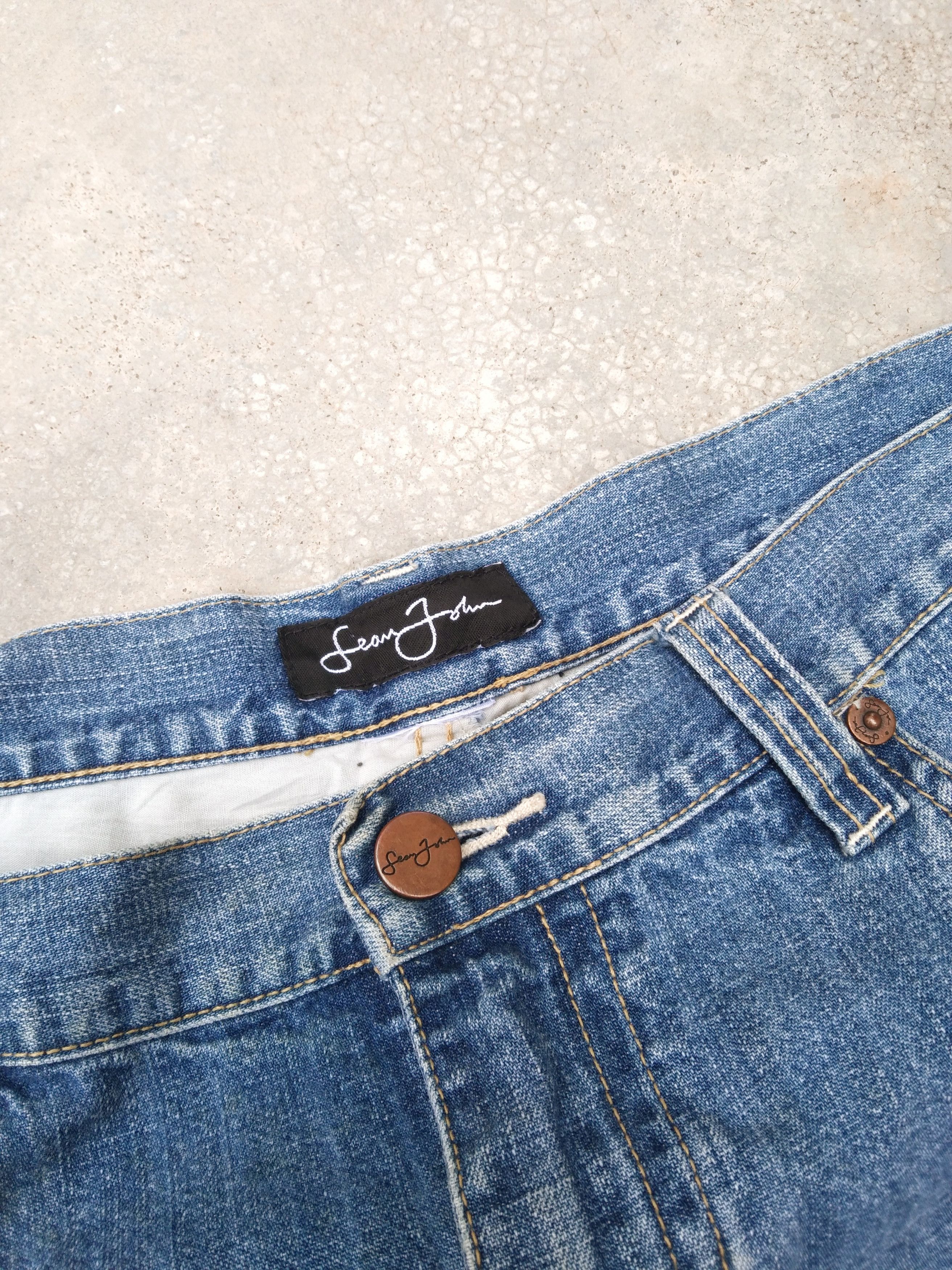 Sean John Vintage Sean John Baggy Jeans 35x32 Size US 35 - 10 Thumbnail