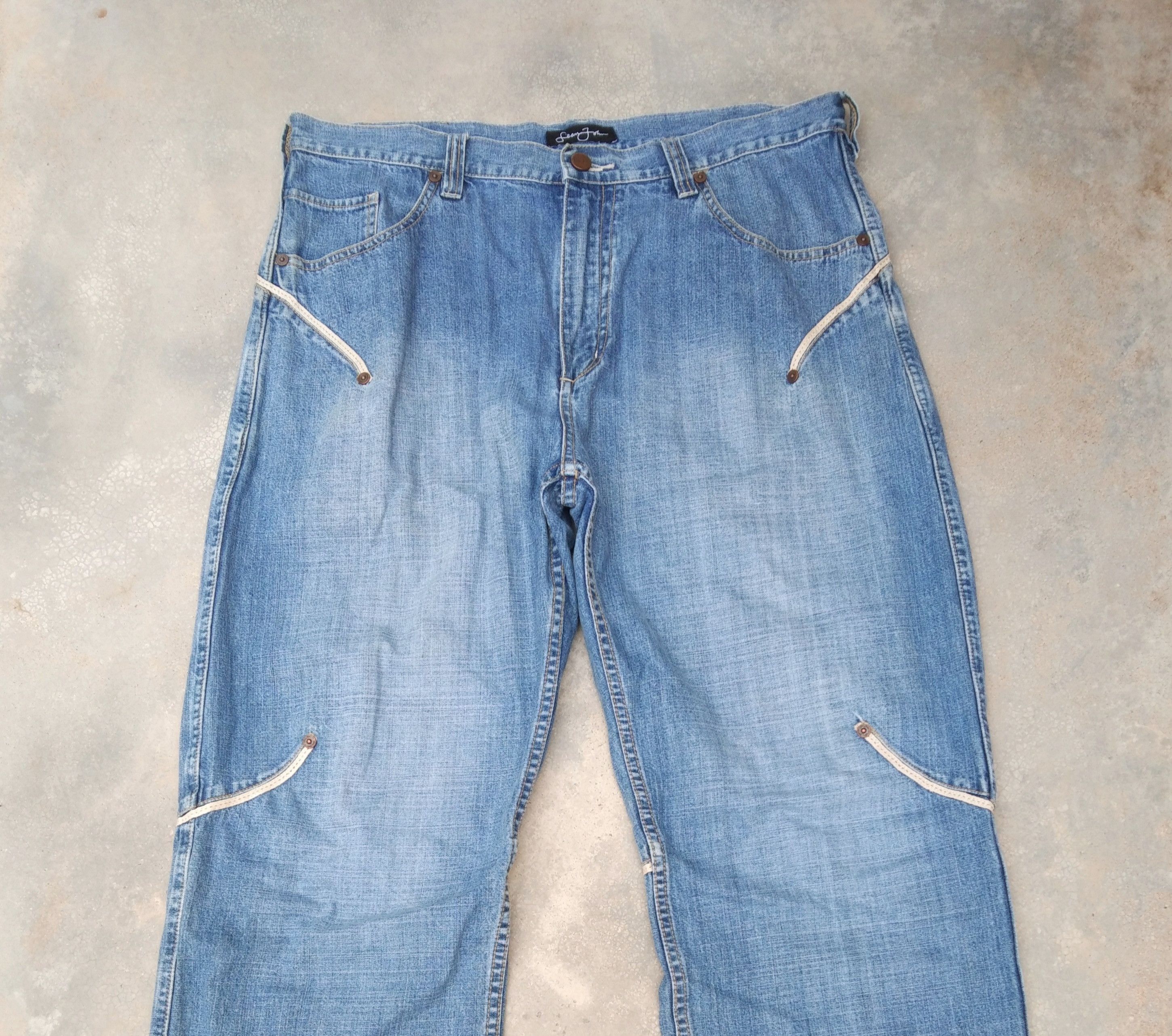 Sean John Vintage Sean John Baggy Jeans 35x32 Size US 35 - 9 Thumbnail