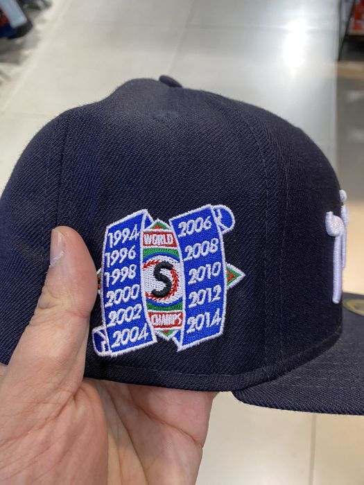 Supreme Supreme New Era Hebrew Logo Hat 7 1/2 5/8 | Grailed