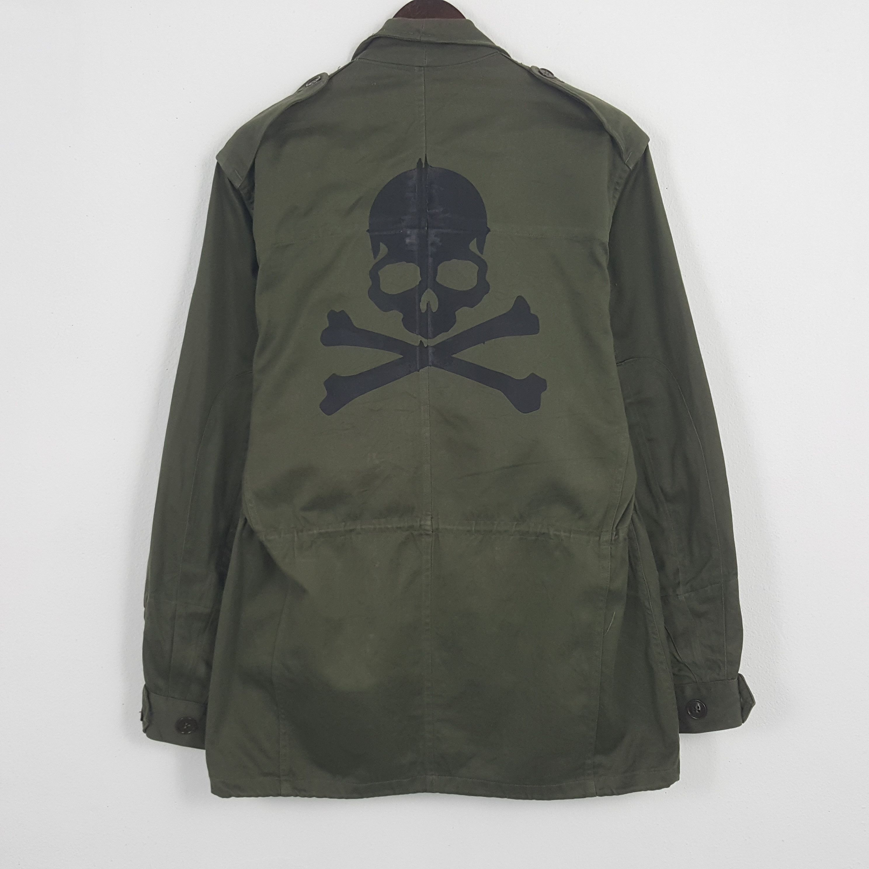 Japanese Brand × Vintage Vintage Covetra Custom Skull Art Camo Jacket Size US L / EU 52-54 / 3 - 1 Thumbnail