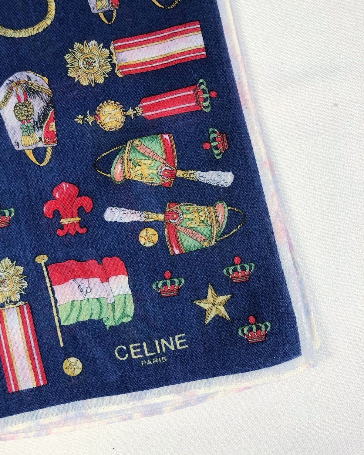 Celine Rare Celine Paris Handkerchief Scarf Size ONE SIZE - 4 Thumbnail