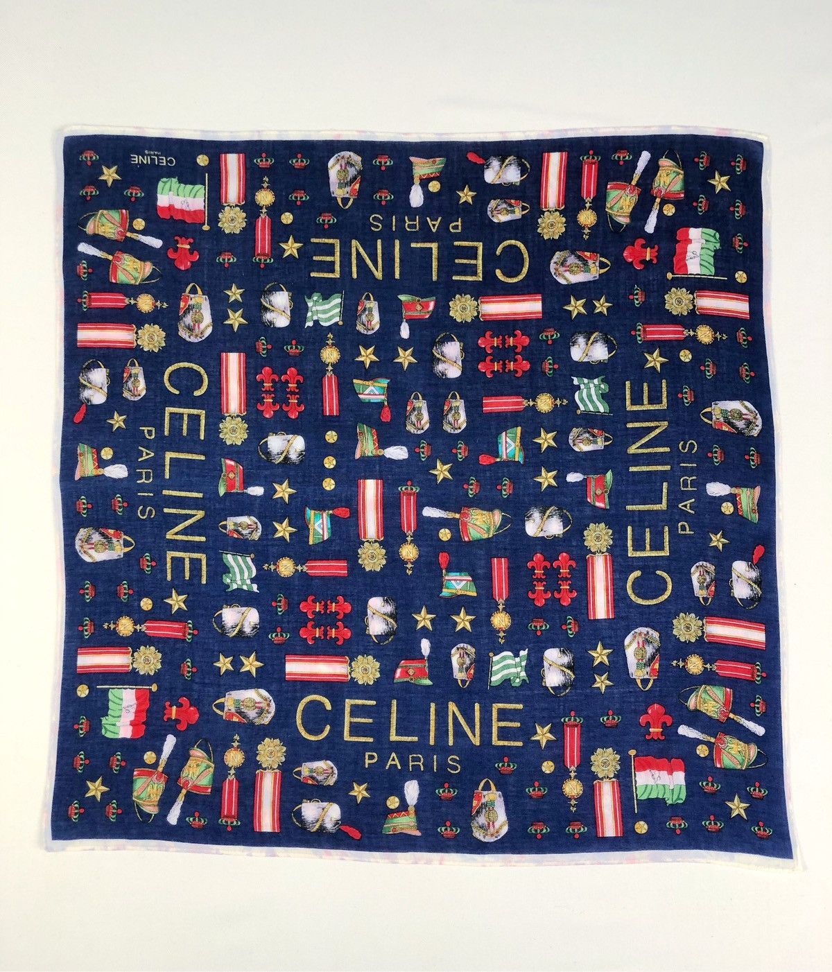 Celine Rare Celine Paris Handkerchief Scarf Size ONE SIZE - 2 Thumbnail