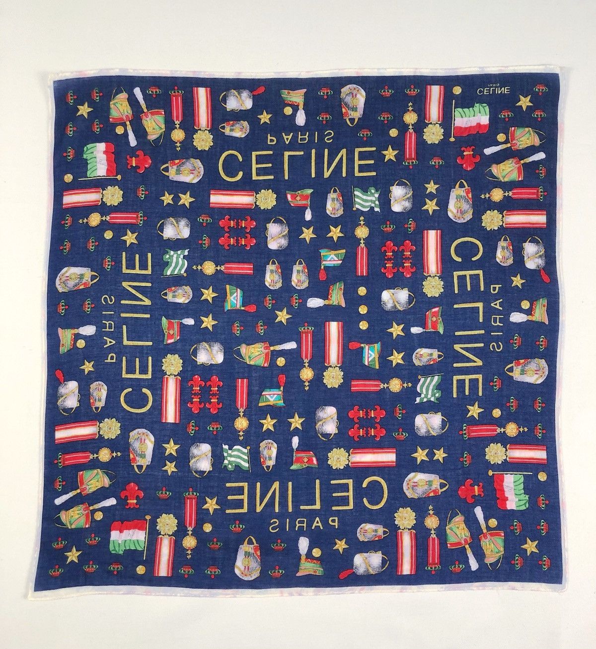 Celine Rare Celine Paris Handkerchief Scarf Size ONE SIZE - 6 Thumbnail