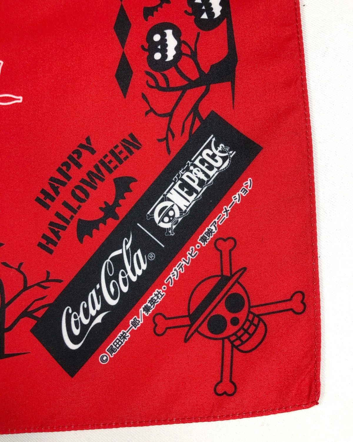 Coca Cola One Piece Manga X Coca Cola Happy Halloween Bandana Scarf Size ONE SIZE - 4 Thumbnail