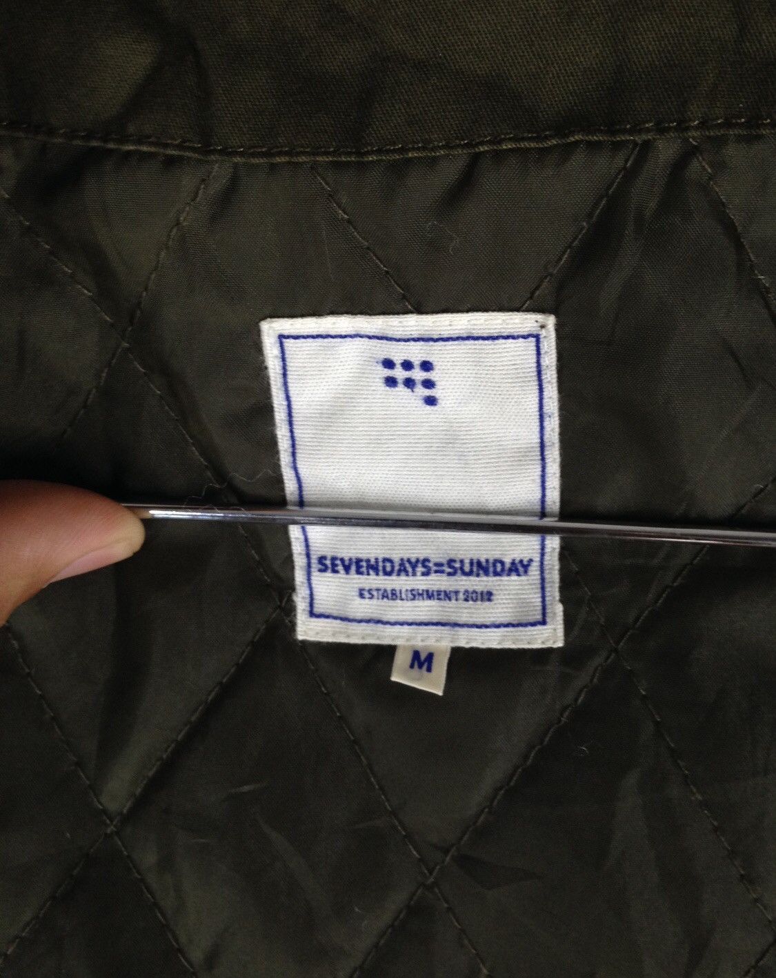 Japanese Brand Sevendays Sunday Olive Green Parka Fish Tail Acrylic Size US M / EU 48-50 / 2 - 11 Thumbnail