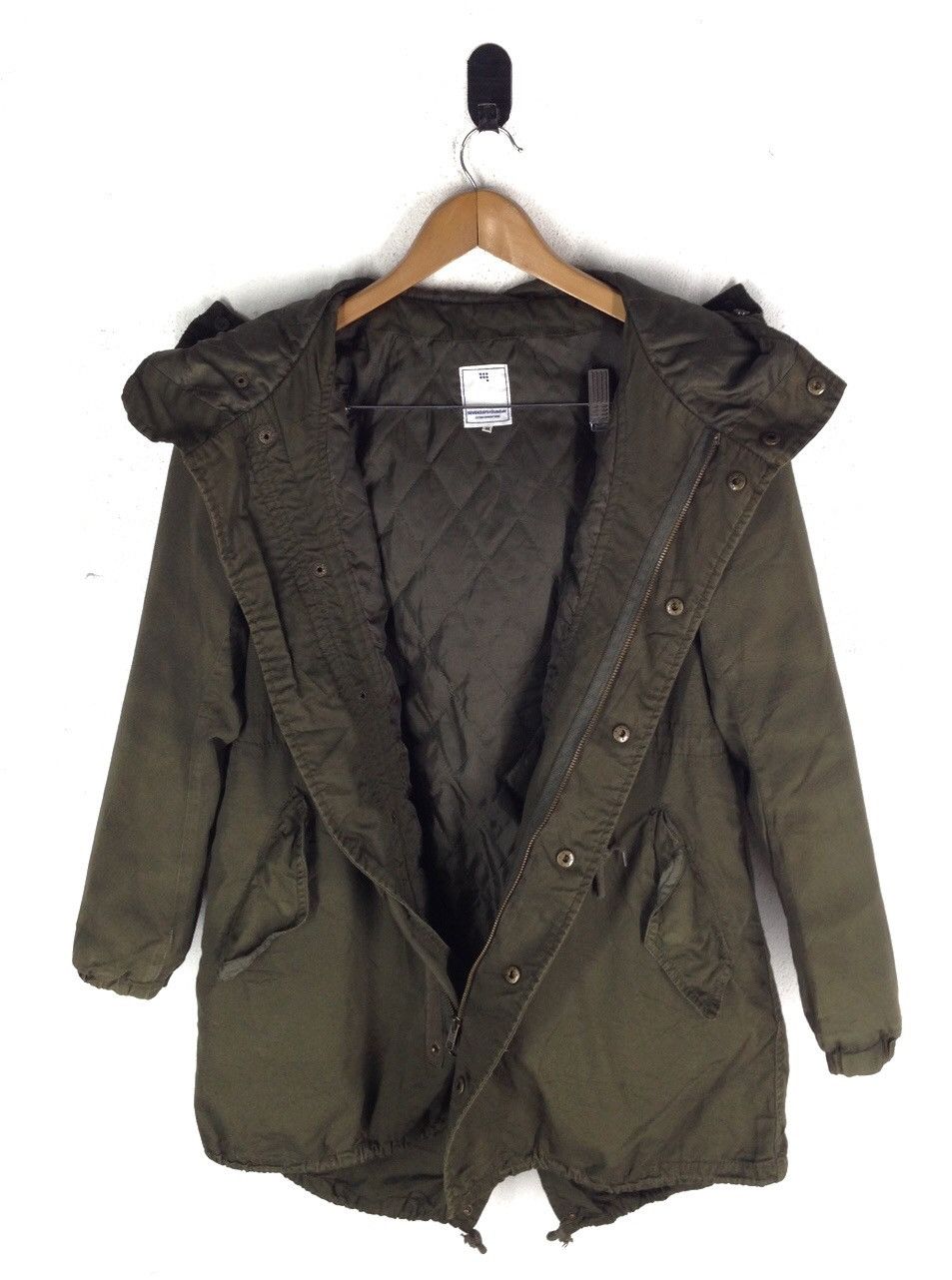 Japanese Brand Sevendays Sunday Olive Green Parka Fish Tail Acrylic Size US M / EU 48-50 / 2 - 10 Thumbnail