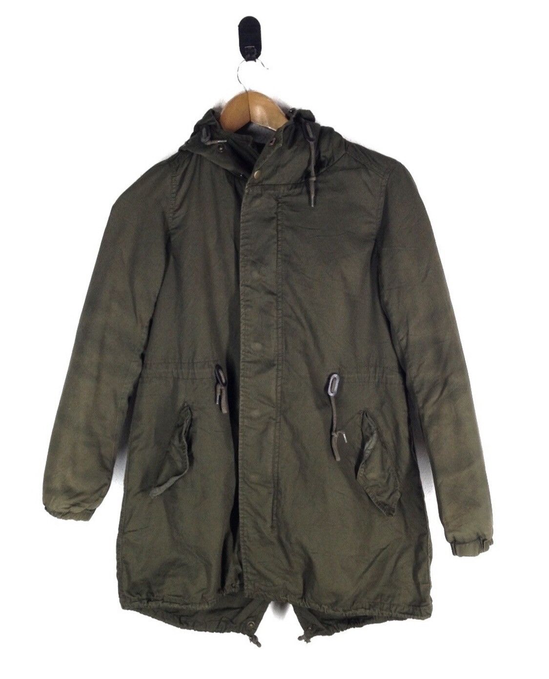 Japanese Brand Sevendays Sunday Olive Green Parka Fish Tail Acrylic Size US M / EU 48-50 / 2 - 1 Thumbnail
