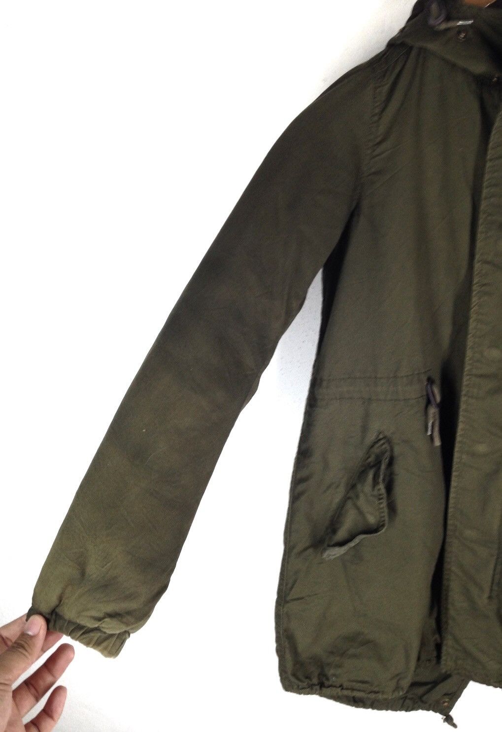 Japanese Brand Sevendays Sunday Olive Green Parka Fish Tail Acrylic Size US M / EU 48-50 / 2 - 3 Thumbnail