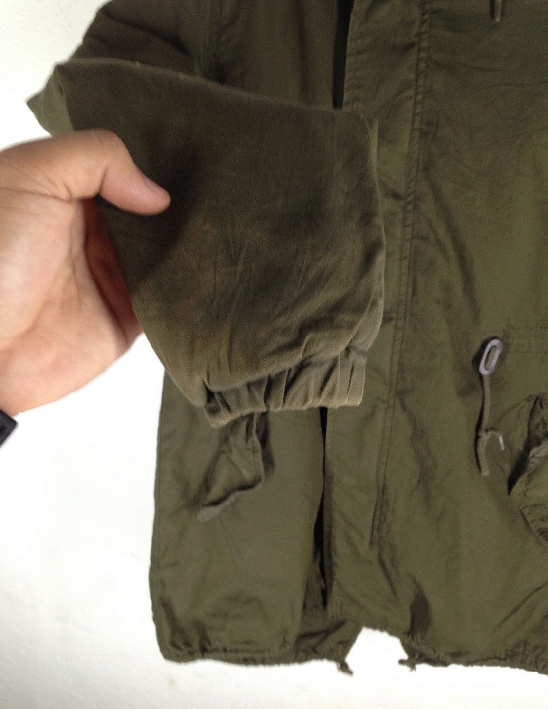 Japanese Brand Sevendays Sunday Olive Green Parka Fish Tail Acrylic Size US M / EU 48-50 / 2 - 4 Thumbnail