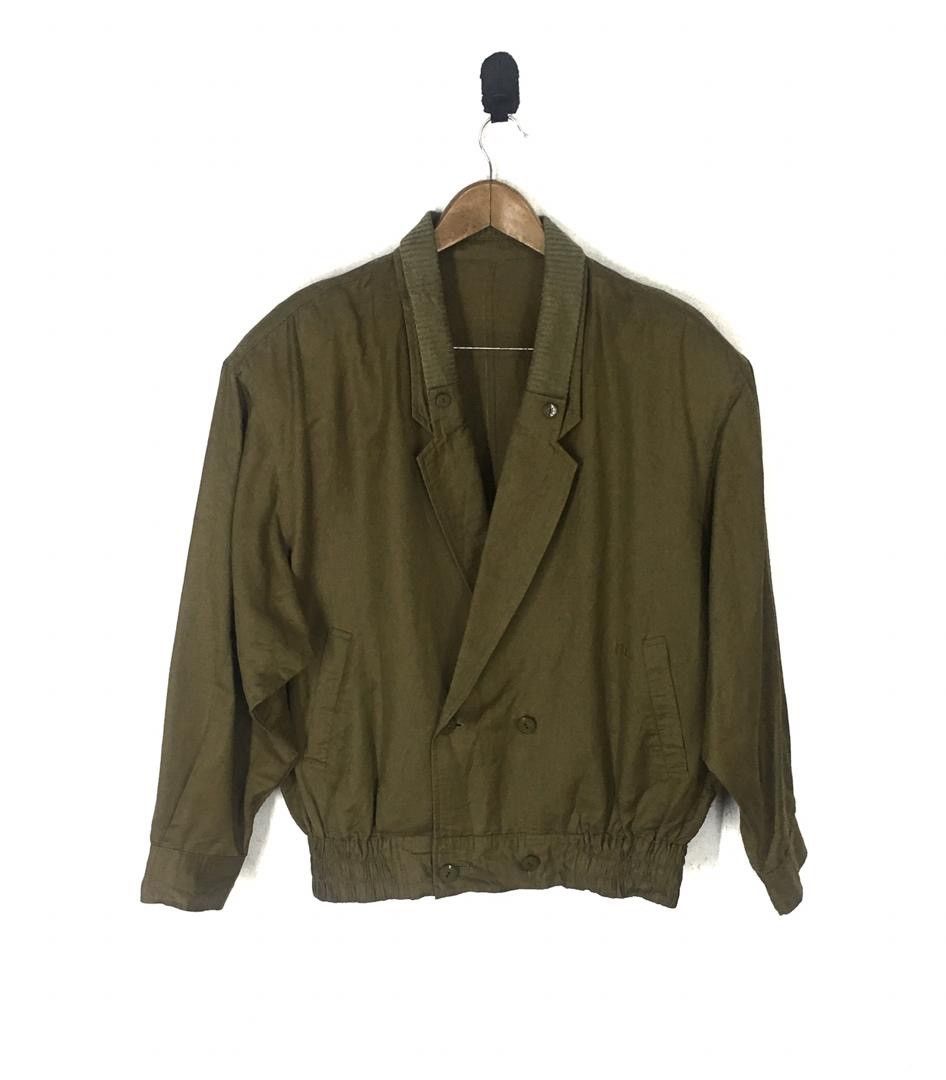 Balenciaga Rare Vintage Balenciaga Sports Paris Olive Green Jacket ( L) Size US L / EU 52-54 / 3 - 1 Thumbnail