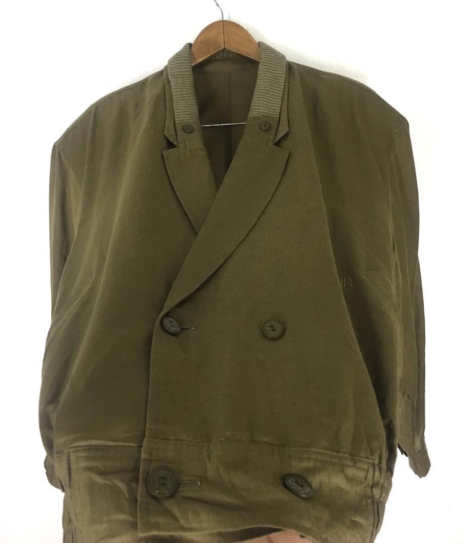 Balenciaga Rare Vintage Balenciaga Sports Paris Olive Green Jacket ( L) Size US L / EU 52-54 / 3 - 4 Thumbnail