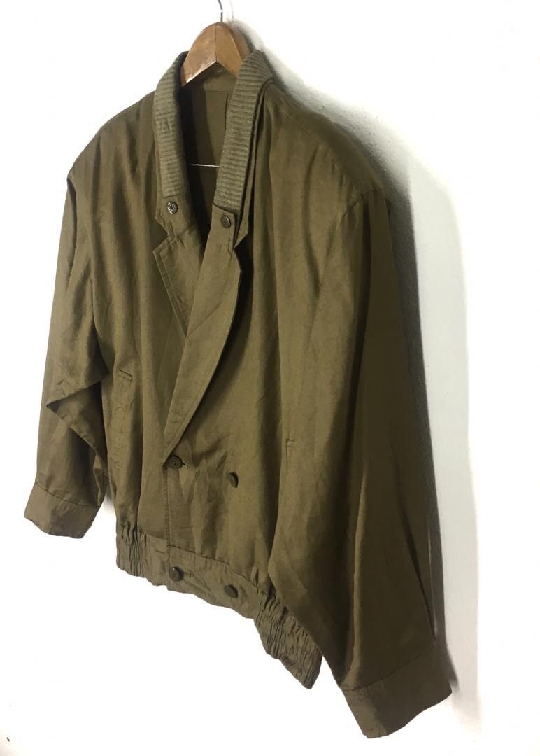 Balenciaga Rare Vintage Balenciaga Sports Paris Olive Green Jacket ( L) Size US L / EU 52-54 / 3 - 3 Thumbnail