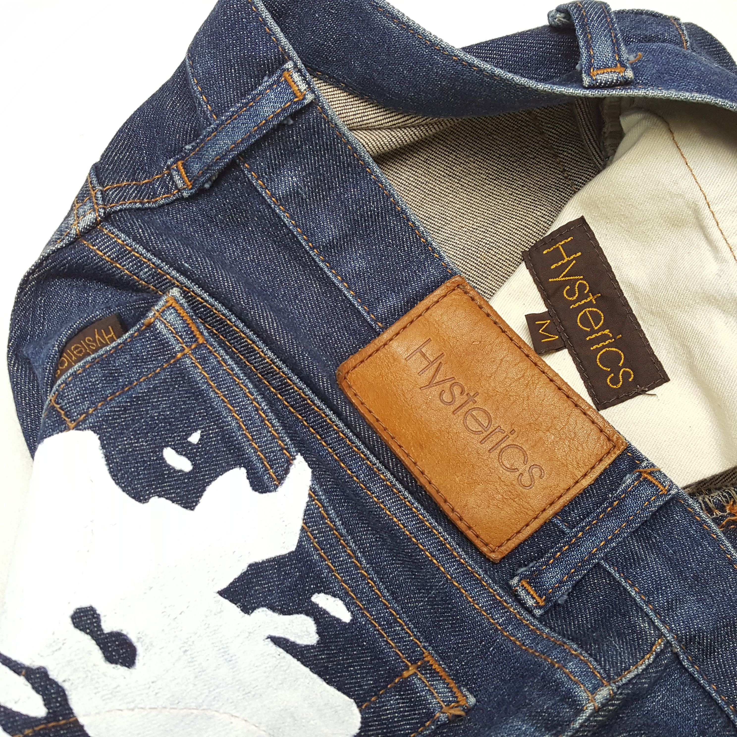 Hysteric Glamour × Japanese Brand × Vintage Vintage HYSTERIC GLAMOUR Japanese Brand Face Style Denim Size 30" / US 8 / IT 44 - 14 Thumbnail