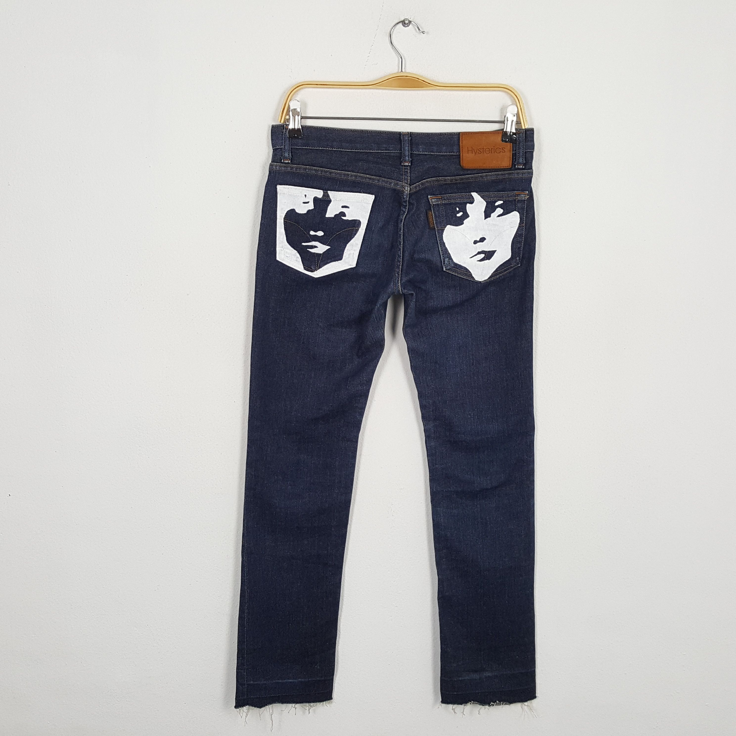 Hysteric Glamour × Japanese Brand × Vintage Vintage HYSTERIC GLAMOUR Japanese Brand Face Style Denim Size 30" / US 8 / IT 44 - 1 Thumbnail