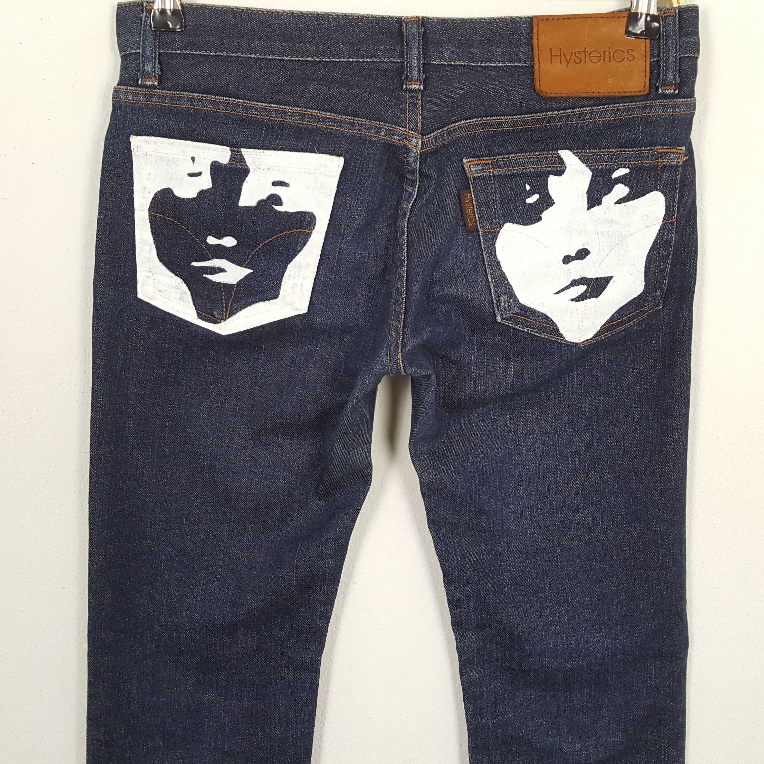 Hysteric Glamour × Japanese Brand × Vintage Vintage HYSTERIC GLAMOUR Japanese Brand Face Style Denim Size 30" / US 8 / IT 44 - 2 Thumbnail