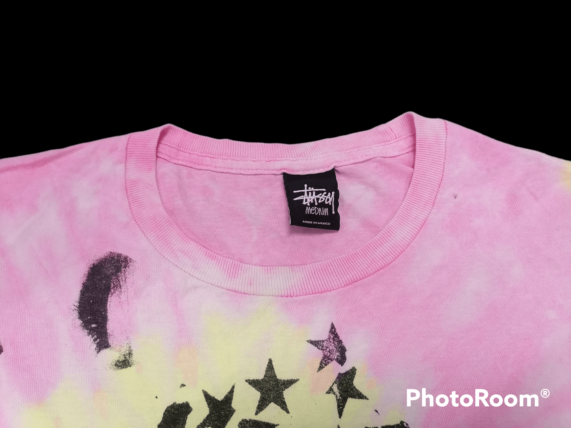 Stussy × Vintage Rare🔥Stussy Tie Dye All Logo Shirts Size US M / EU 48-50 / 2 - 5 Thumbnail