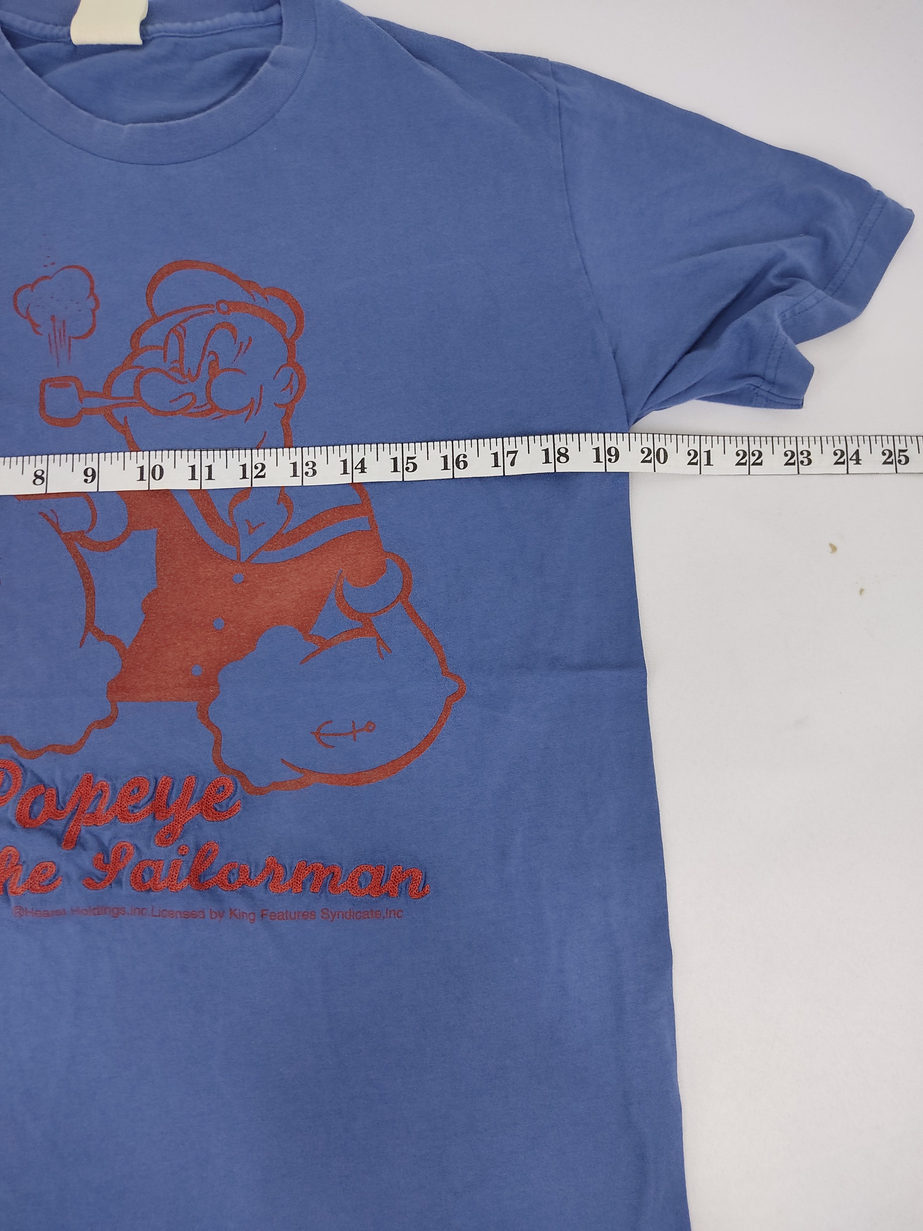 Anime Popeye The Sailorman Muscular Hero Cartoon Character Tee Size US M / EU 48-50 / 2 - 6 Thumbnail