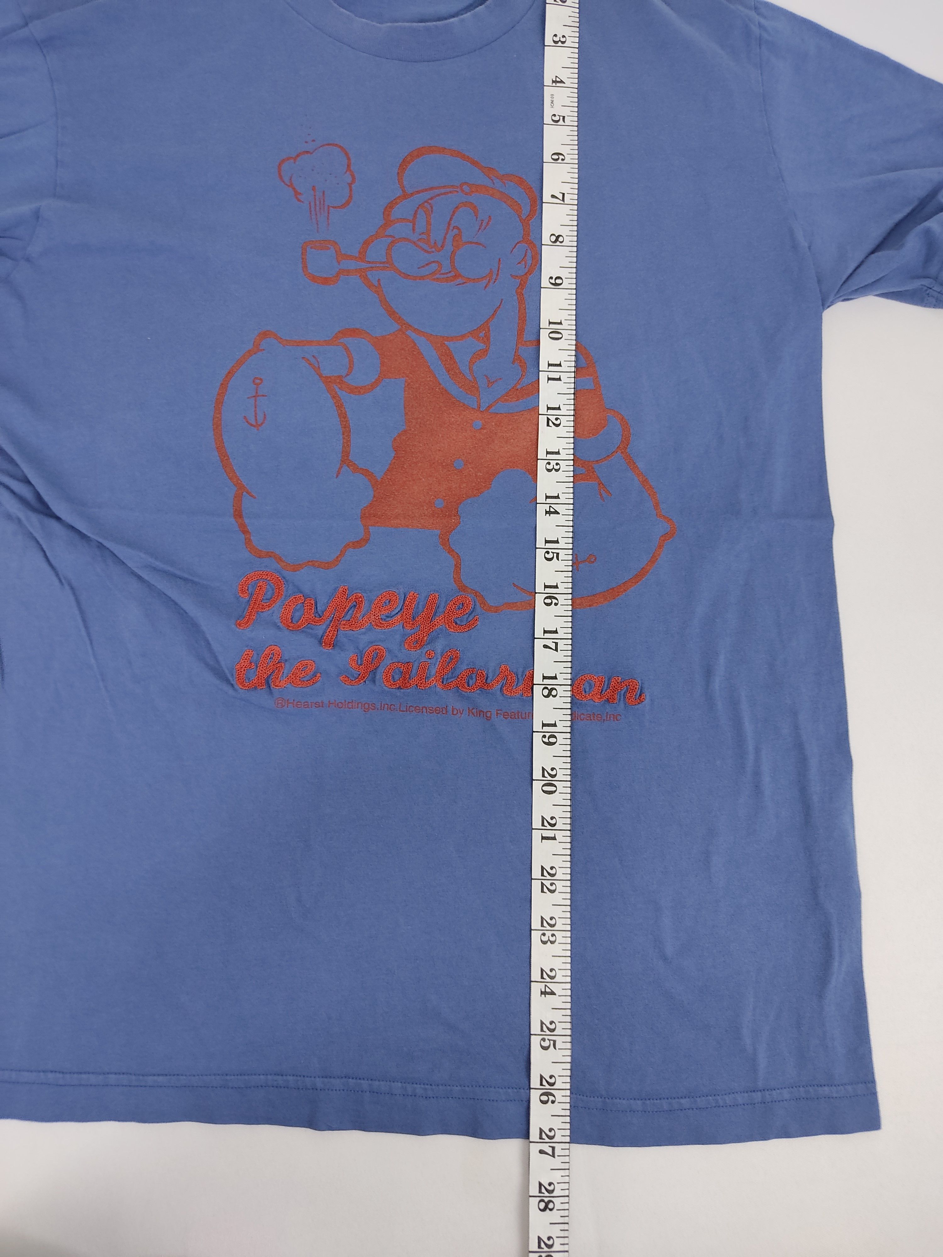 Anime Popeye The Sailorman Muscular Hero Cartoon Character Tee Size US M / EU 48-50 / 2 - 7 Thumbnail