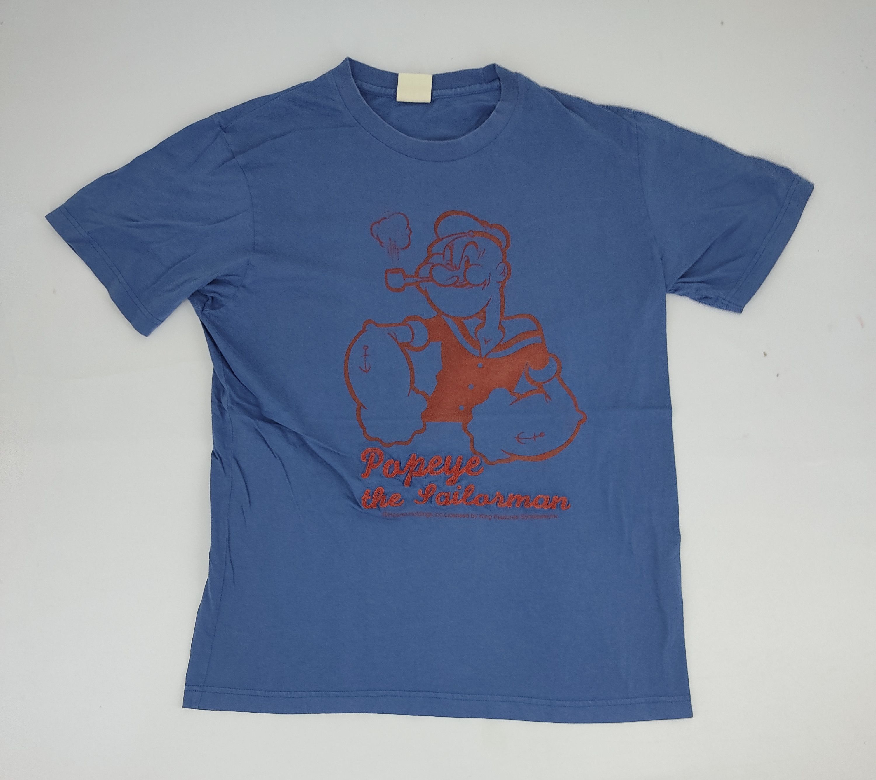 Anime Popeye The Sailorman Muscular Hero Cartoon Character Tee Size US M / EU 48-50 / 2 - 1 Thumbnail