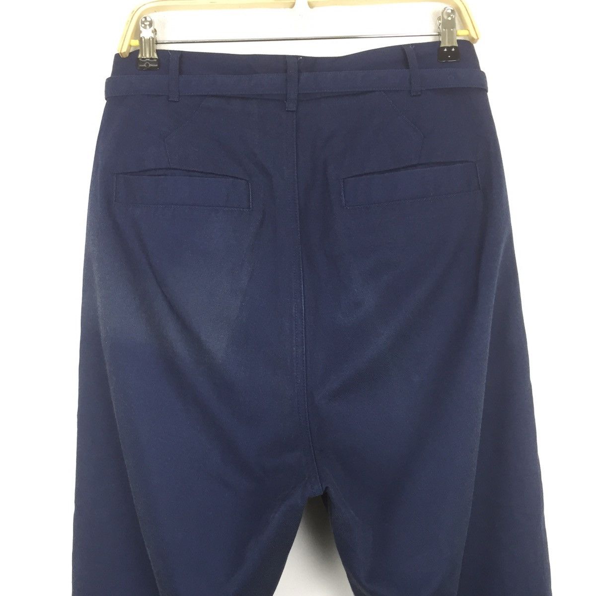 Vintage ✂️mx73✂️ baggy casual pants blue navy Size US 32 / EU 48 - 4 Thumbnail