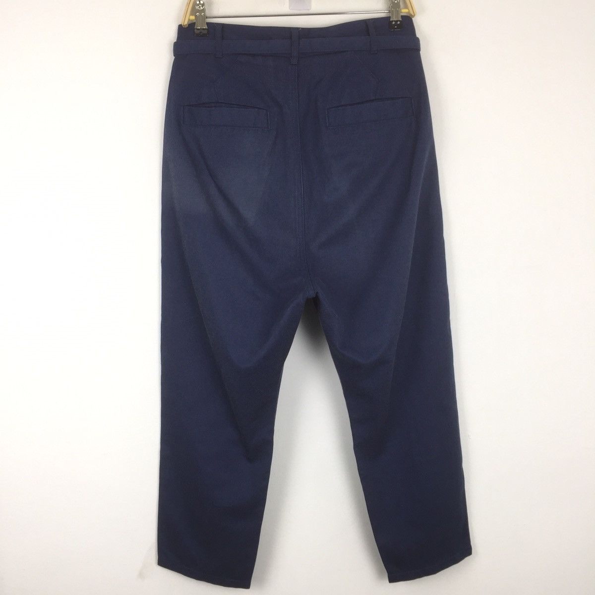 Vintage ✂️mx73✂️ baggy casual pants blue navy Size US 32 / EU 48 - 2 Thumbnail