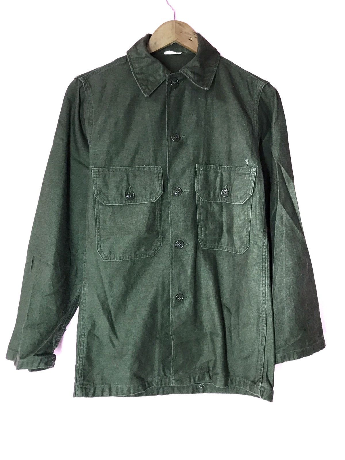 Vintage Military Jacket Army Green