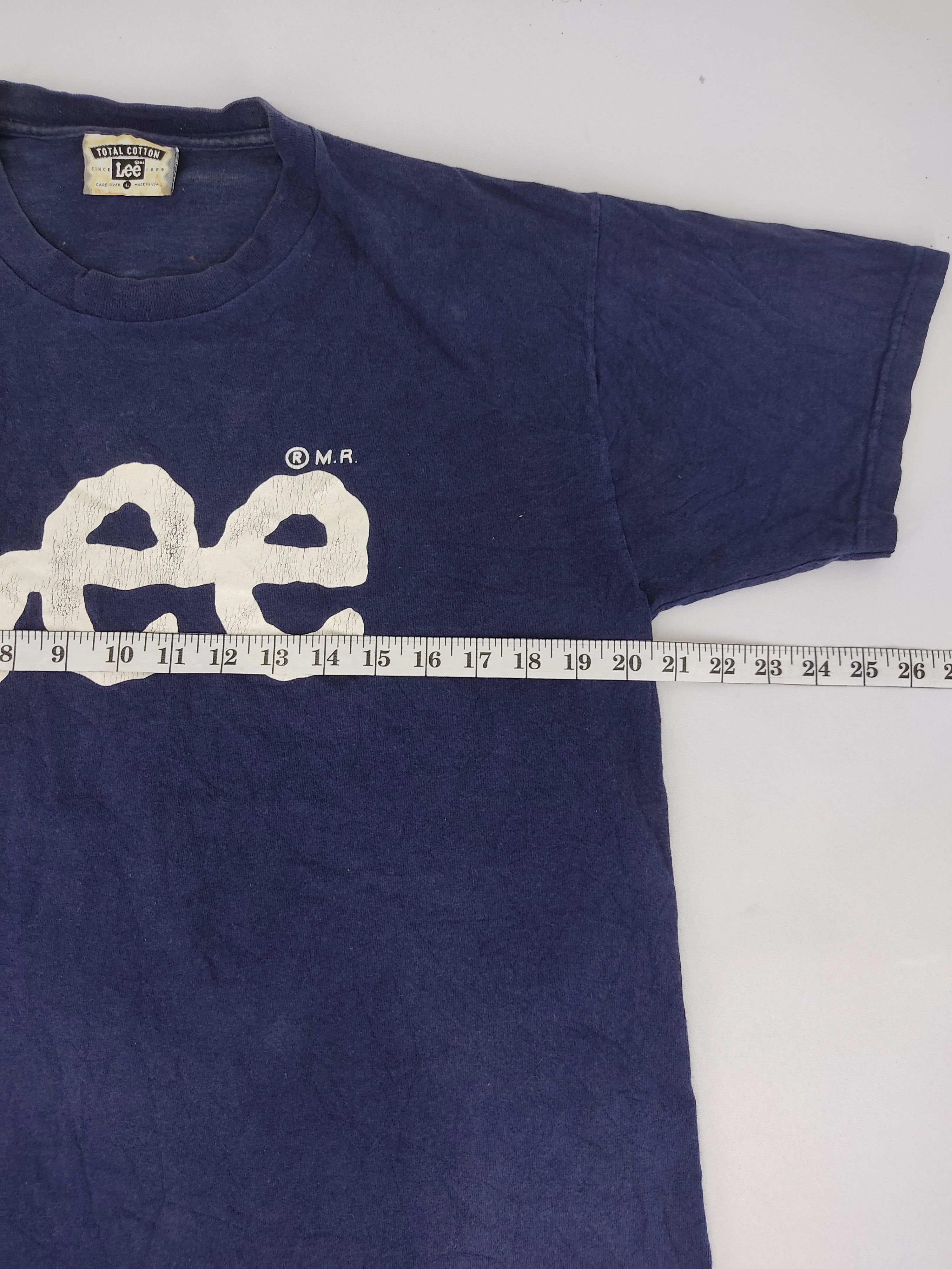 Lee Vintage LEE Mr USA Spell Out Tee Designer Brand Size US M / EU 48-50 / 2 - 6 Thumbnail