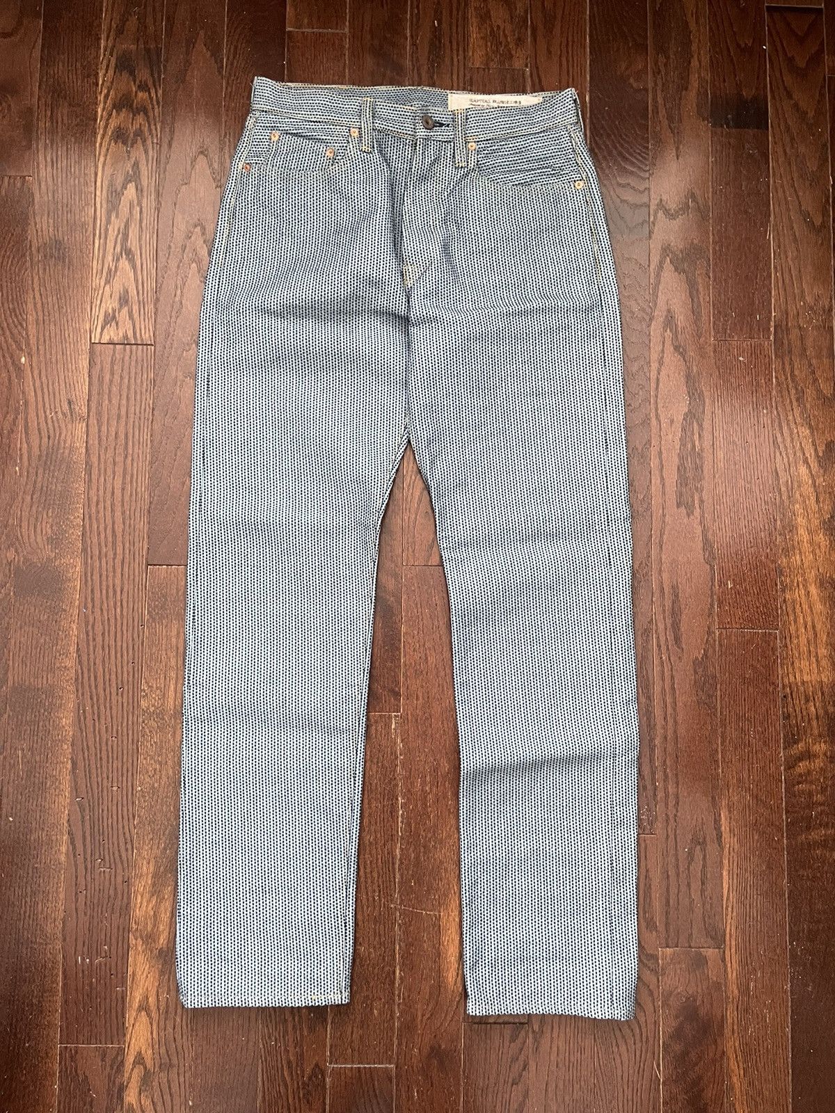 Kapital × Kapital Kountry Kapital Century Cisco 5P Boro Denim Jeans Light Wash Size US 30 / EU 46 - 1 Thumbnail
