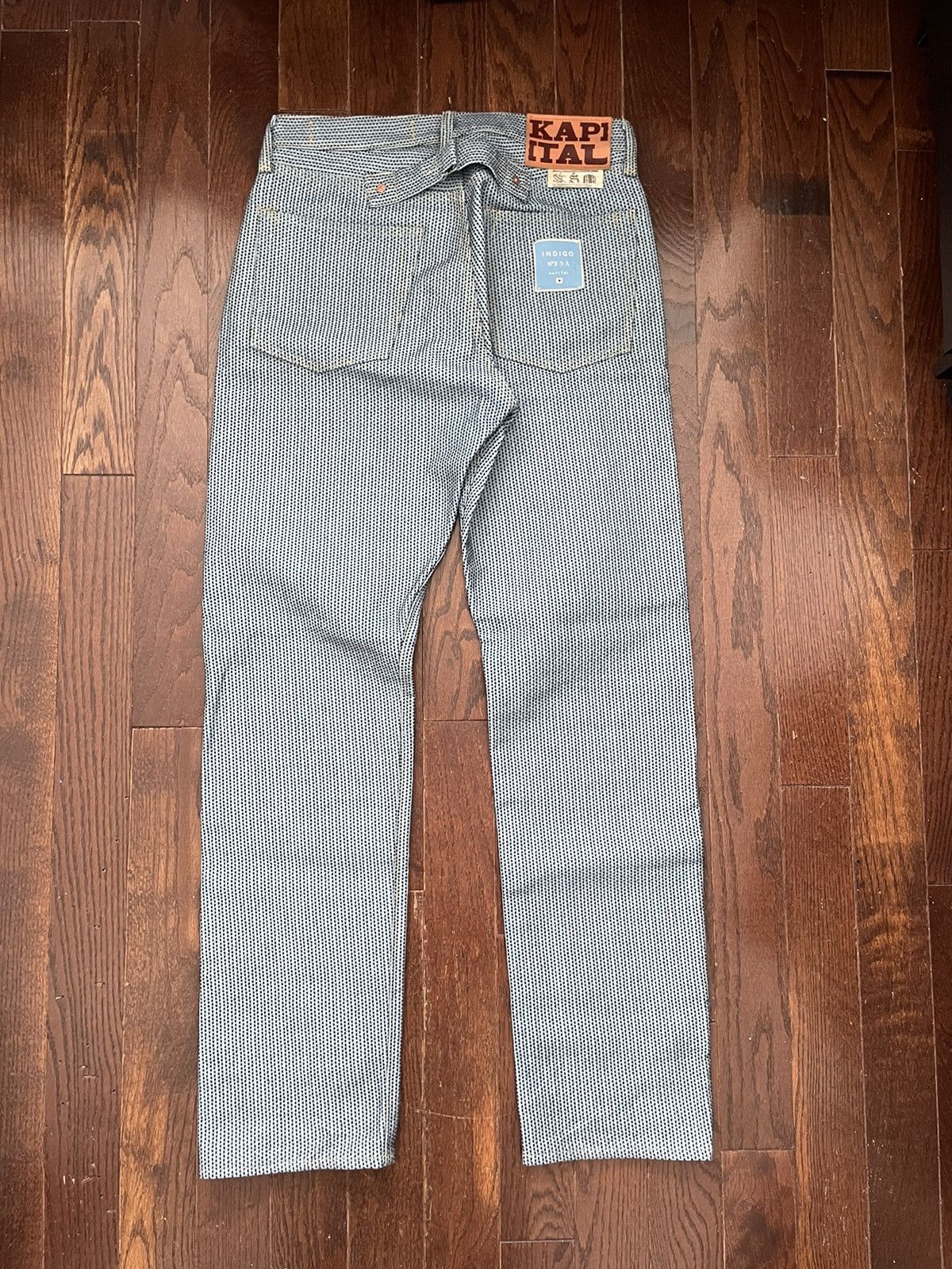 Kapital × Kapital Kountry Kapital Century Cisco 5P Boro Denim Jeans Light Wash Size US 30 / EU 46 - 2 Thumbnail