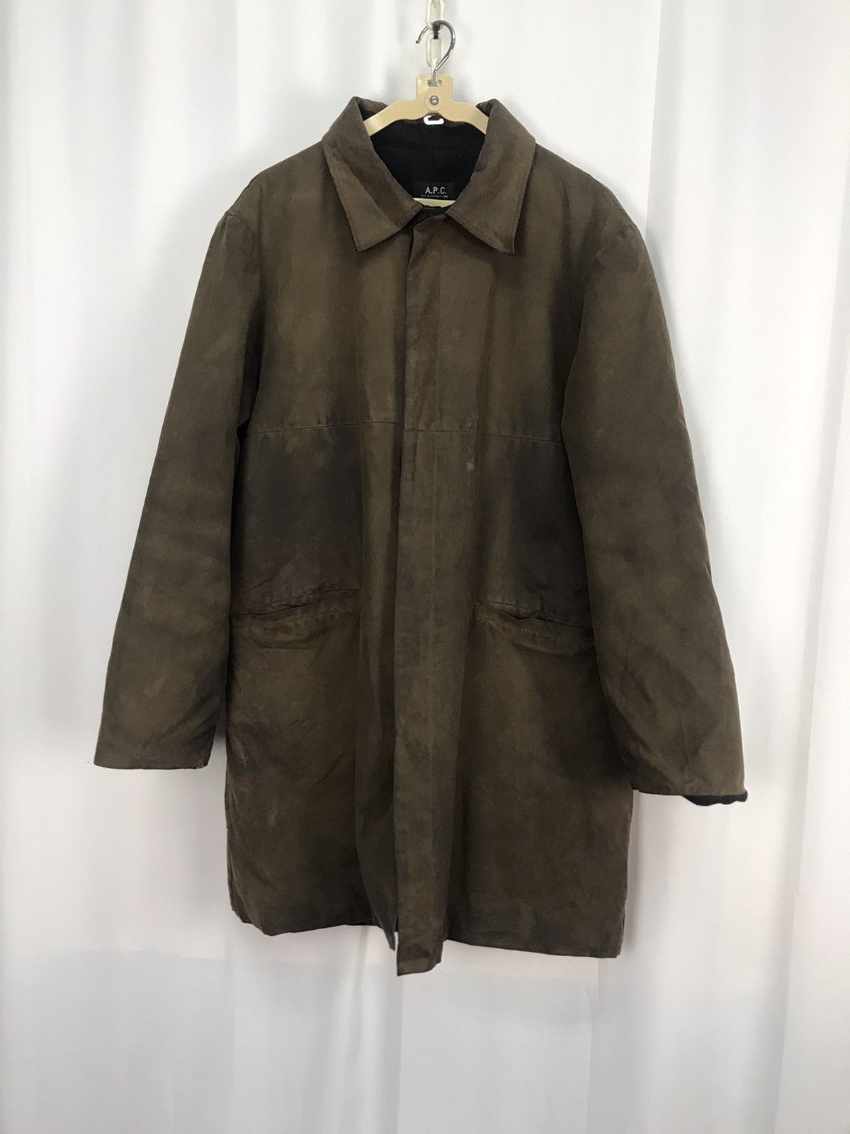 A.P.C. × Japanese Brand A.p.c button up distressed parkas jacket Size US M / EU 48-50 / 2 - 9 Thumbnail