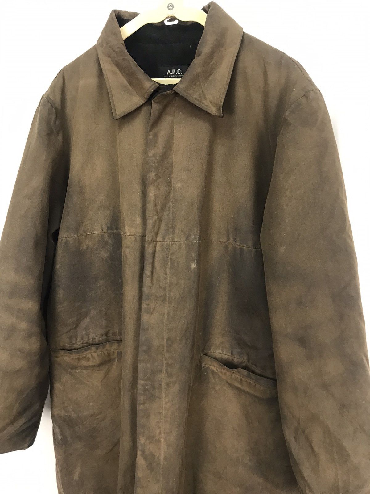 A.P.C. × Japanese Brand A.p.c button up distressed parkas jacket Size US M / EU 48-50 / 2 - 3 Thumbnail