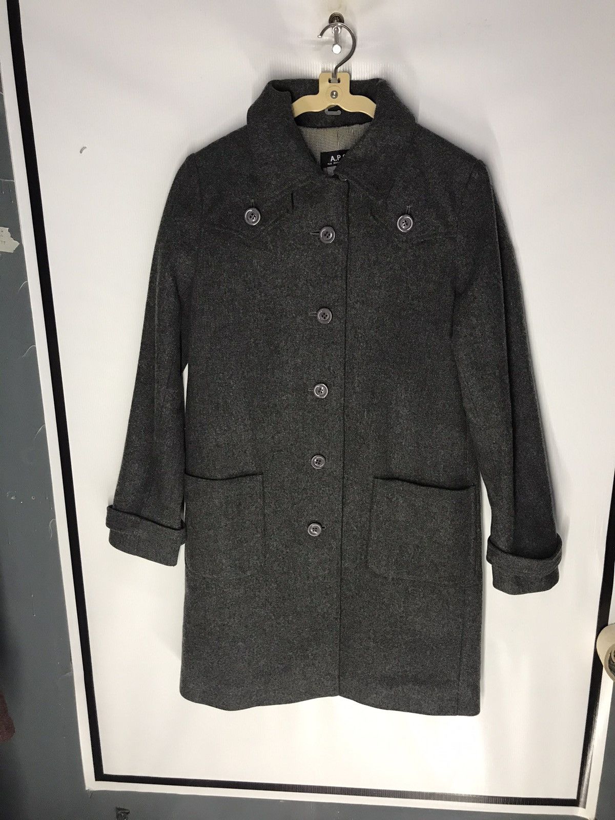 A.P.C. × Designer A.P.C wool long jacket Size US XS / EU 42 / 0 - 7 Thumbnail