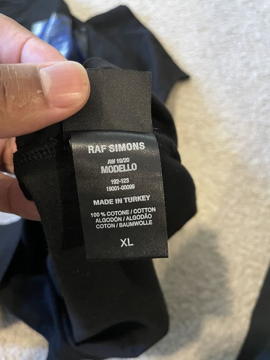 Raf Simons RAF Simons Blue Velvet T Shirt | Grailed