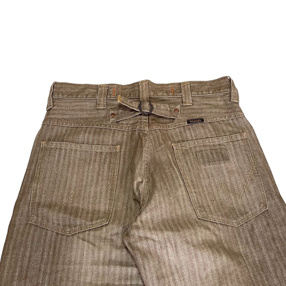 If Six Was Nine Vintage Wrangler Cinch Back Buckle Denim Pants Size US 32 / EU 48 - 4 Thumbnail