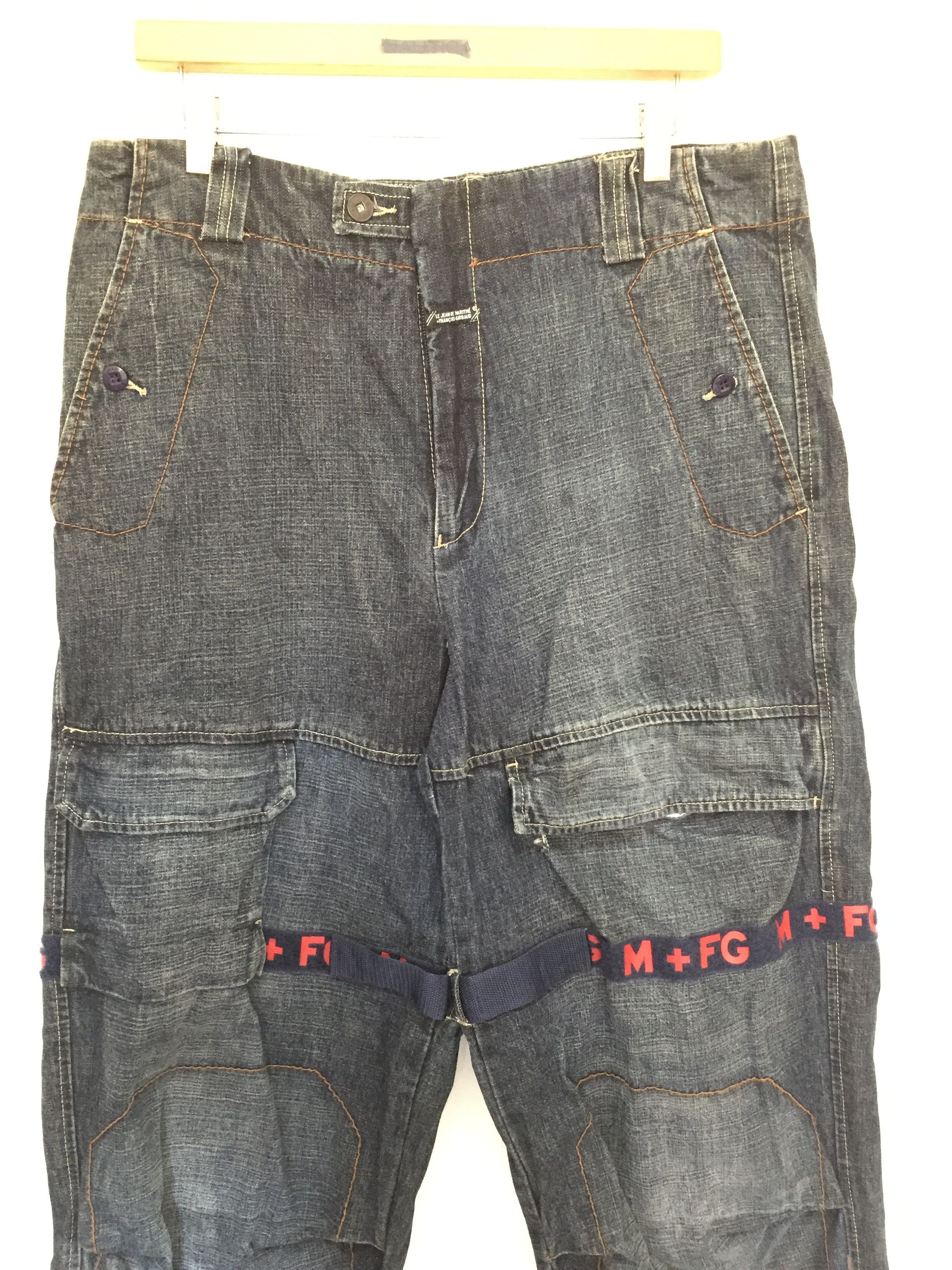 Marithe + Francois Girbaud 90's MFG baggy bondage pants