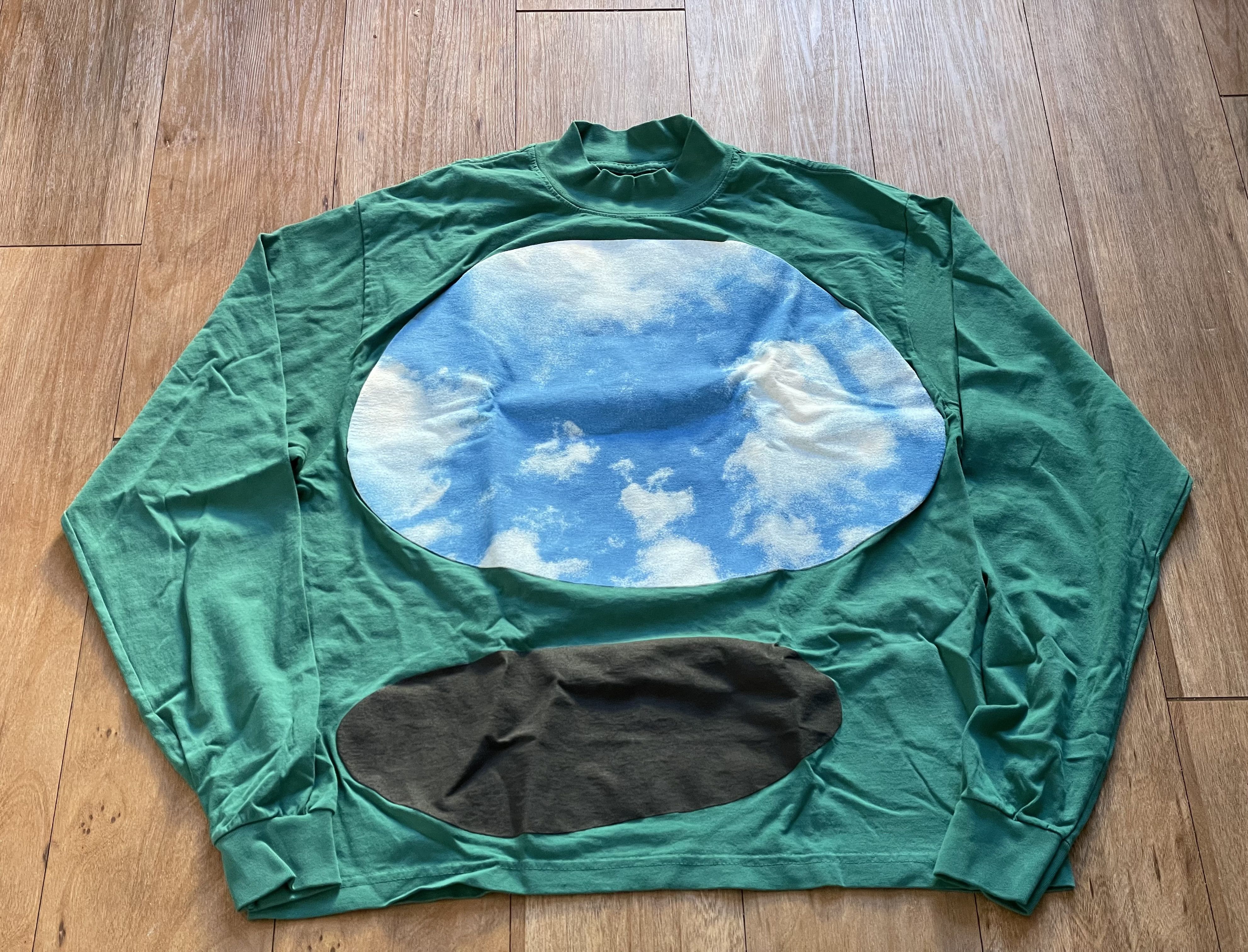 Cactus Plant Flea Market × Kanye West Medium CPFM JIK Shirt Green Long Tee Donda Jesus is King Size US M / EU 48-50 / 2 - 1 Thumbnail
