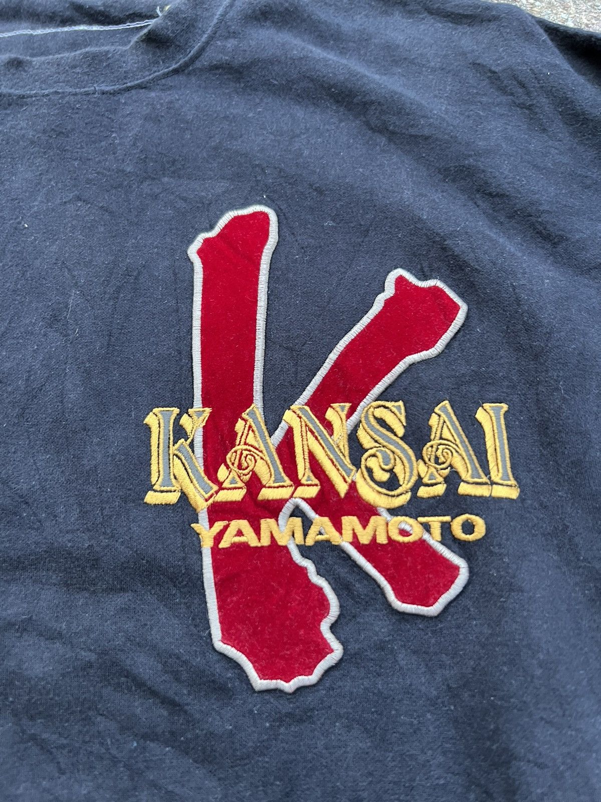 Kansai Yamamoto Rare Kansai Yamamoto Embroidered Sweatshirt M Size Size US M / EU 48-50 / 2 - 4 Thumbnail