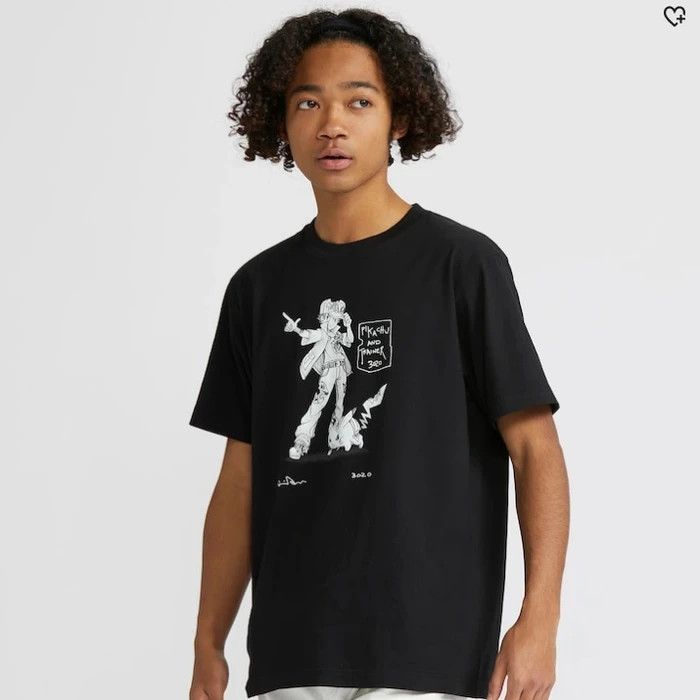 Daniel Arsham × Pokemon × Uniqlo Large Black Daniel Arsham UT Short Sleeve Graphic Tee Shirt Size US L / EU 52-54 / 3 - 5 Thumbnail