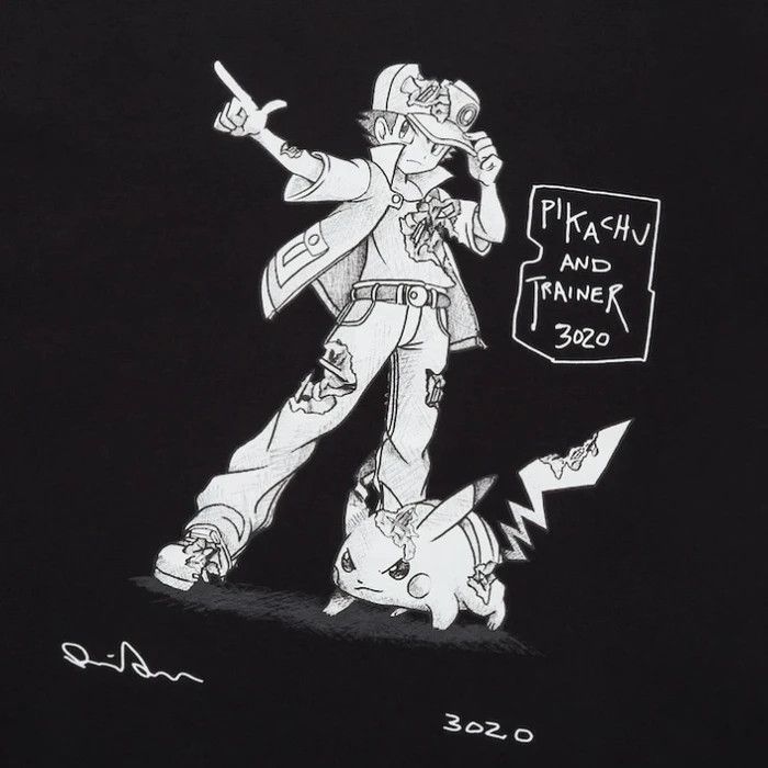 Daniel Arsham × Pokemon × Uniqlo Large Black Daniel Arsham UT Short Sleeve Graphic Tee Shirt Size US L / EU 52-54 / 3 - 2 Thumbnail