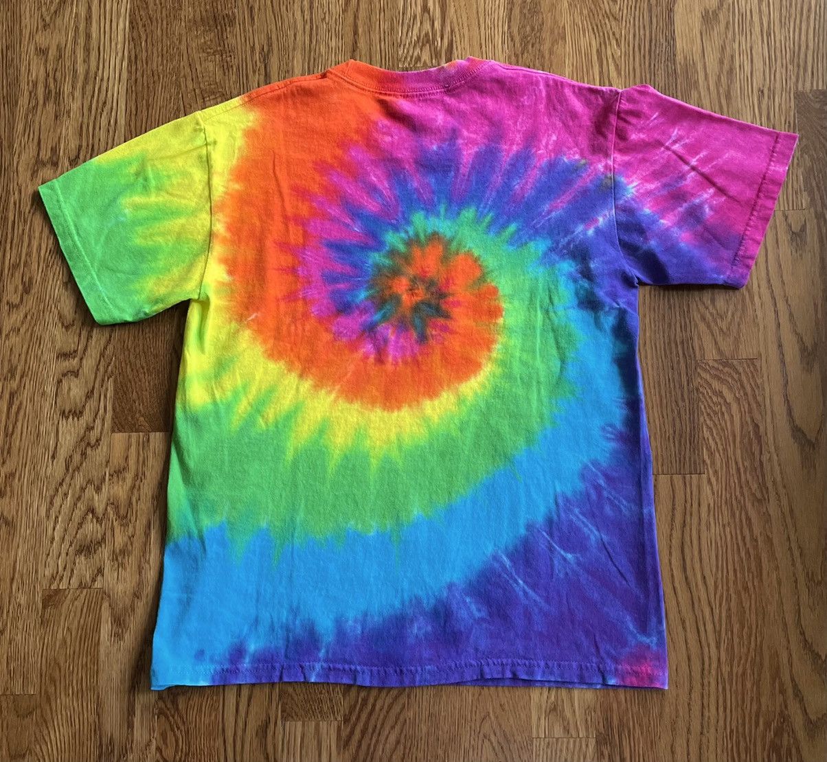 Grateful Dead × Liquid Blue Small Rainbow Tie Dye Spiral Dancing Bears Tour Tee Shirt Size US S / EU 44-46 / 1 - 2 Thumbnail