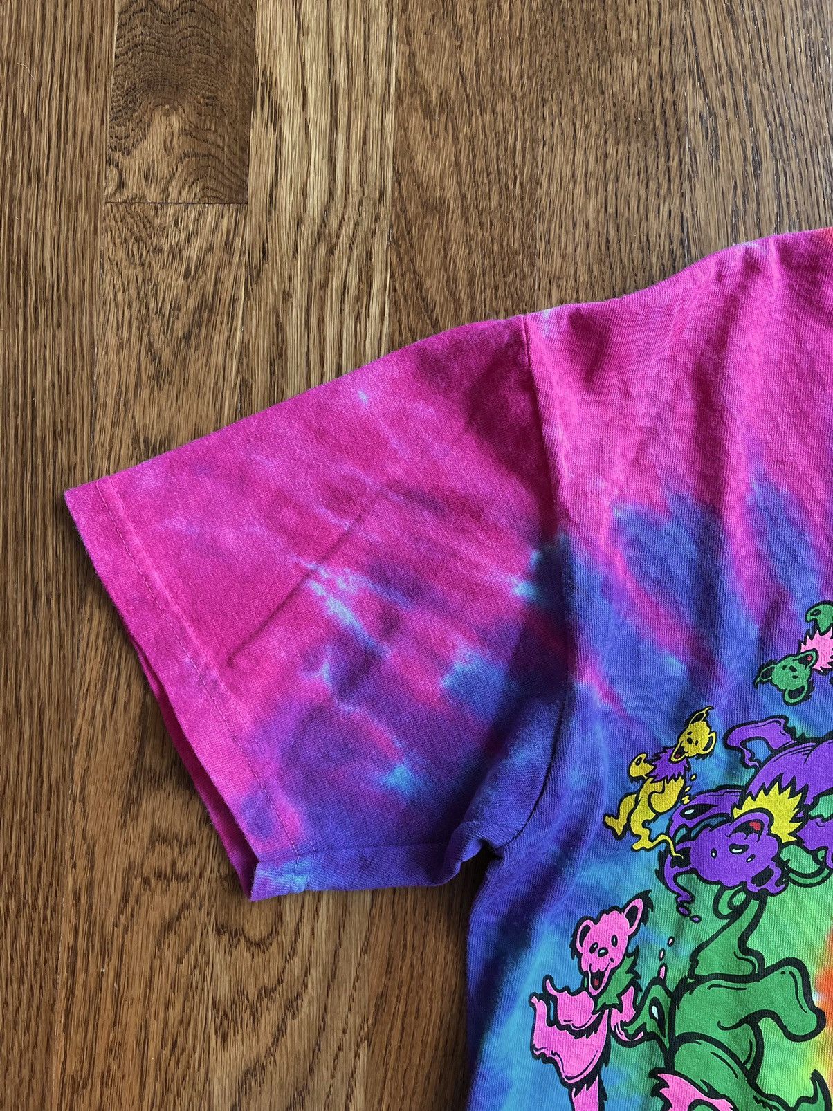 Grateful Dead × Liquid Blue Small Rainbow Tie Dye Spiral Dancing Bears Tour Tee Shirt Size US S / EU 44-46 / 1 - 7 Thumbnail