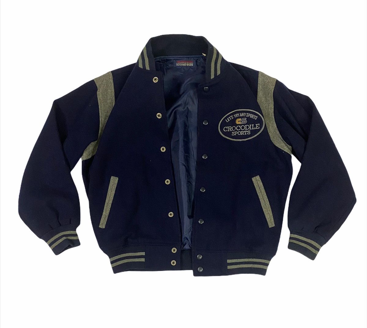 Japanese Brand Crocodile Sport Varsity Jacket Size US M / EU 48-50 / 2 - 1 Thumbnail