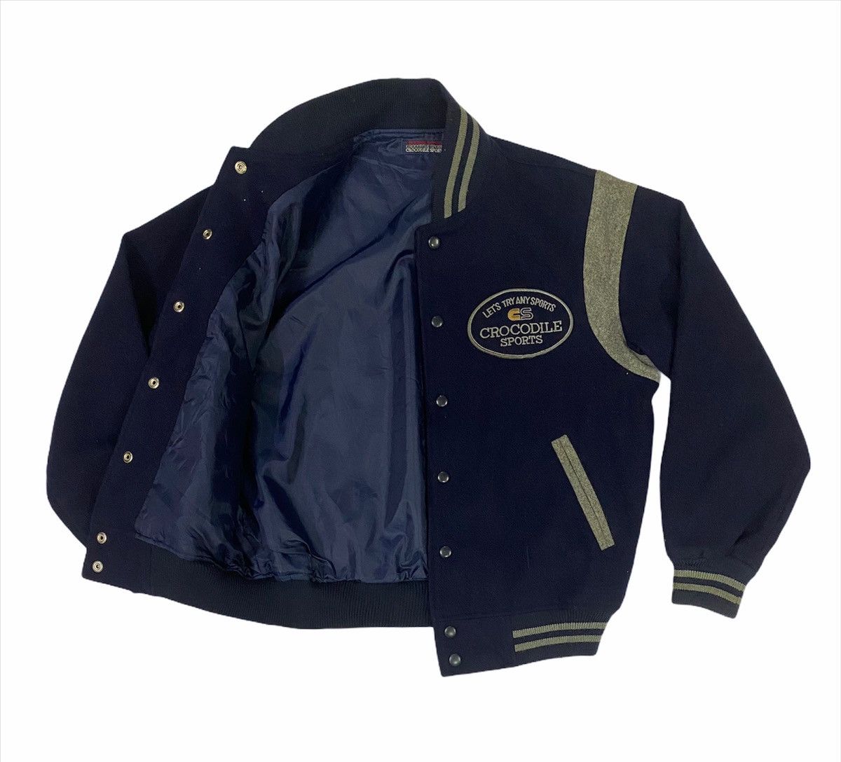 Japanese Brand Crocodile Sport Varsity Jacket Size US M / EU 48-50 / 2 - 2 Thumbnail