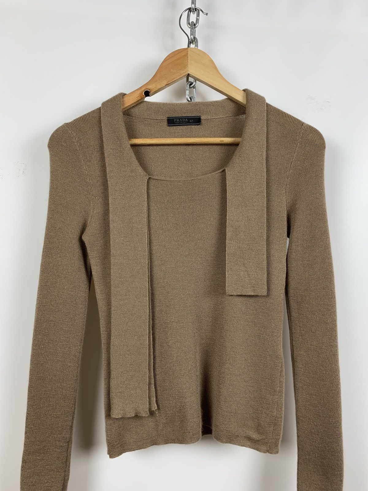 Prada Vintage Prada Women’s Cashemere/Silk Light Sweater Jumper Size M / US 6-8 / IT 42-44 - 3 Thumbnail