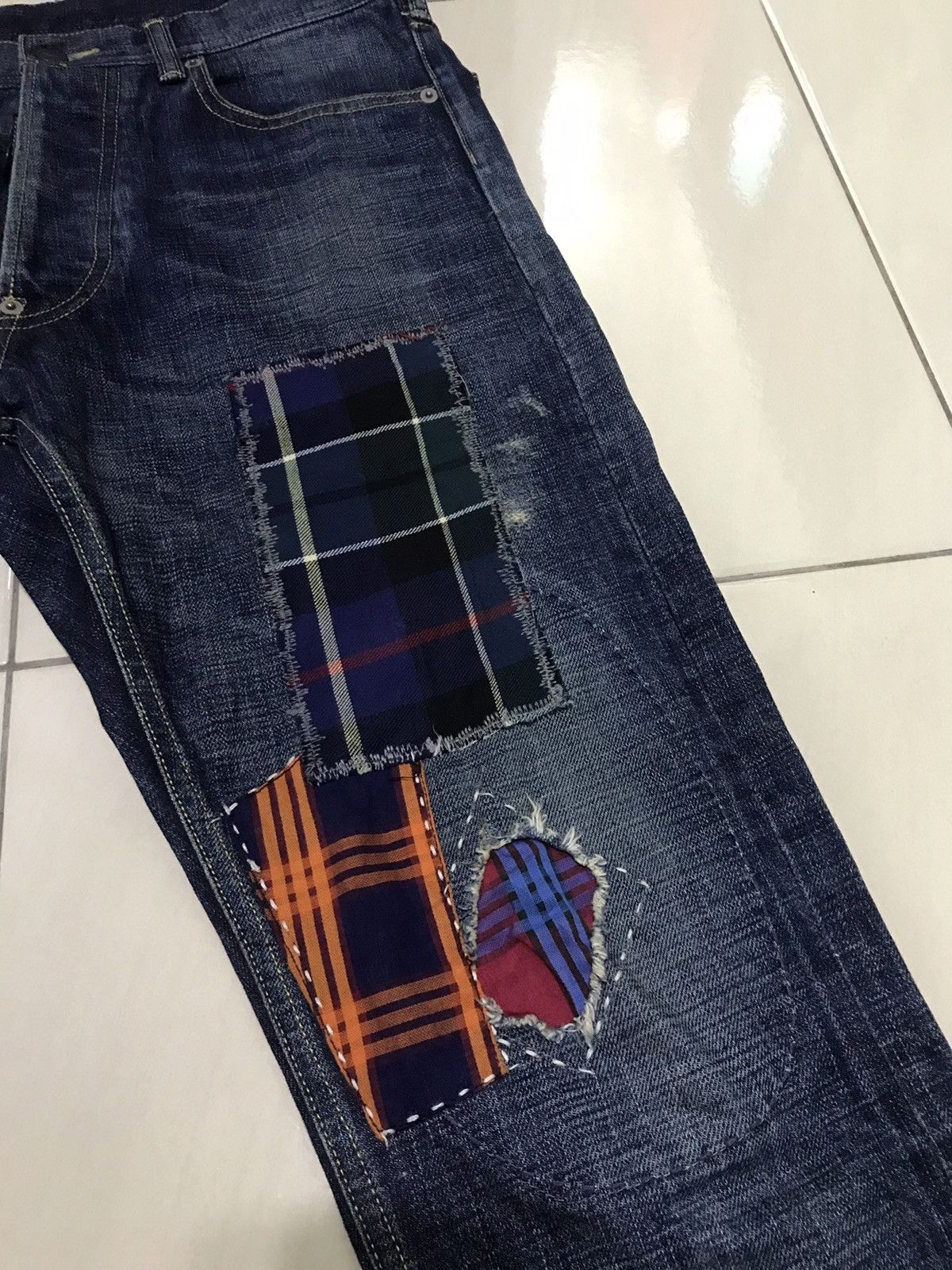 Vivienne Westwood Vintage Rare Vivienne Westwood Distress Patchwork Design Size US 32 / EU 48 - 8 Thumbnail