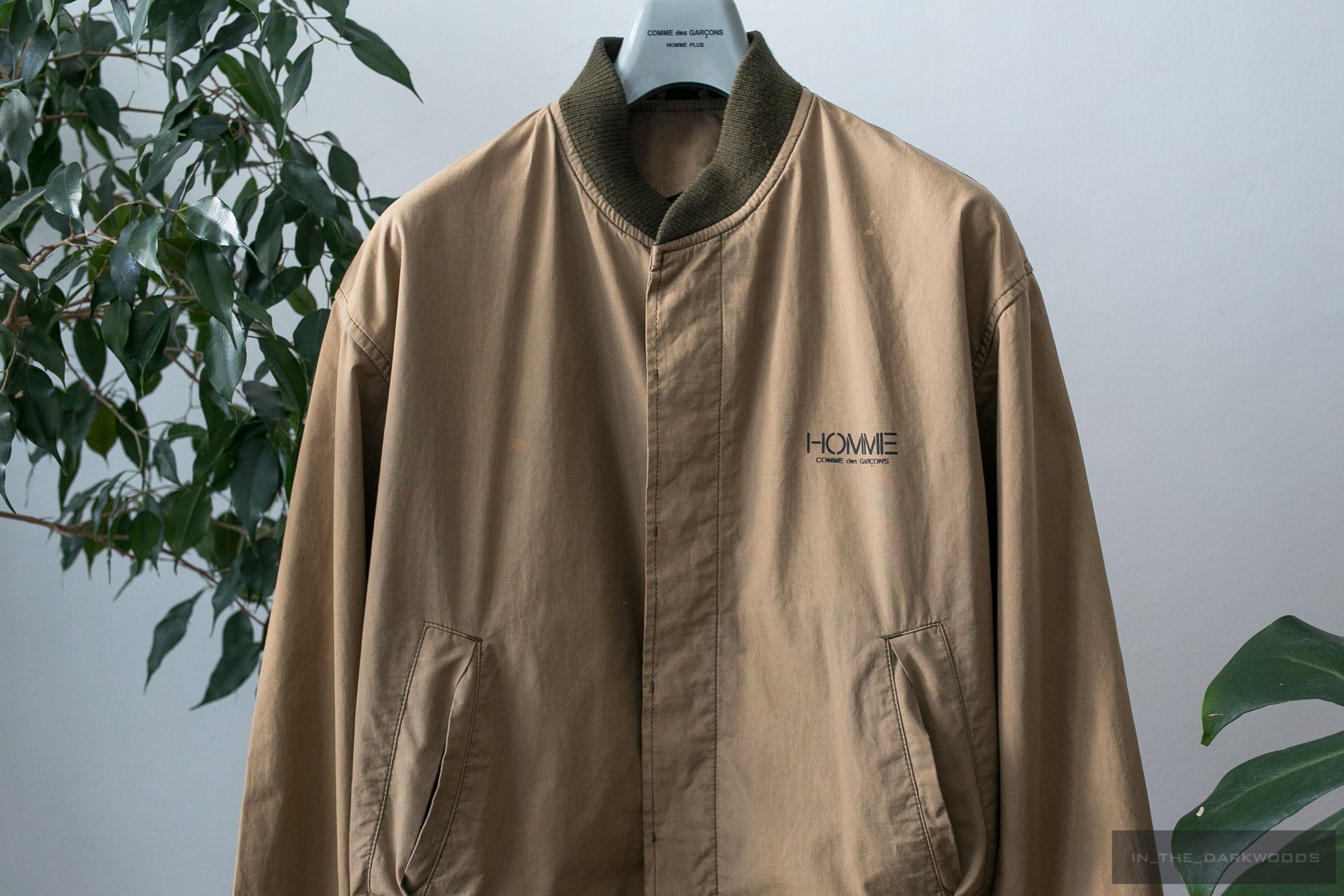 Comme des Garcons Homme vintage logo cotton bomber jacket Size US S / EU 44-46 / 1 - 3 Thumbnail