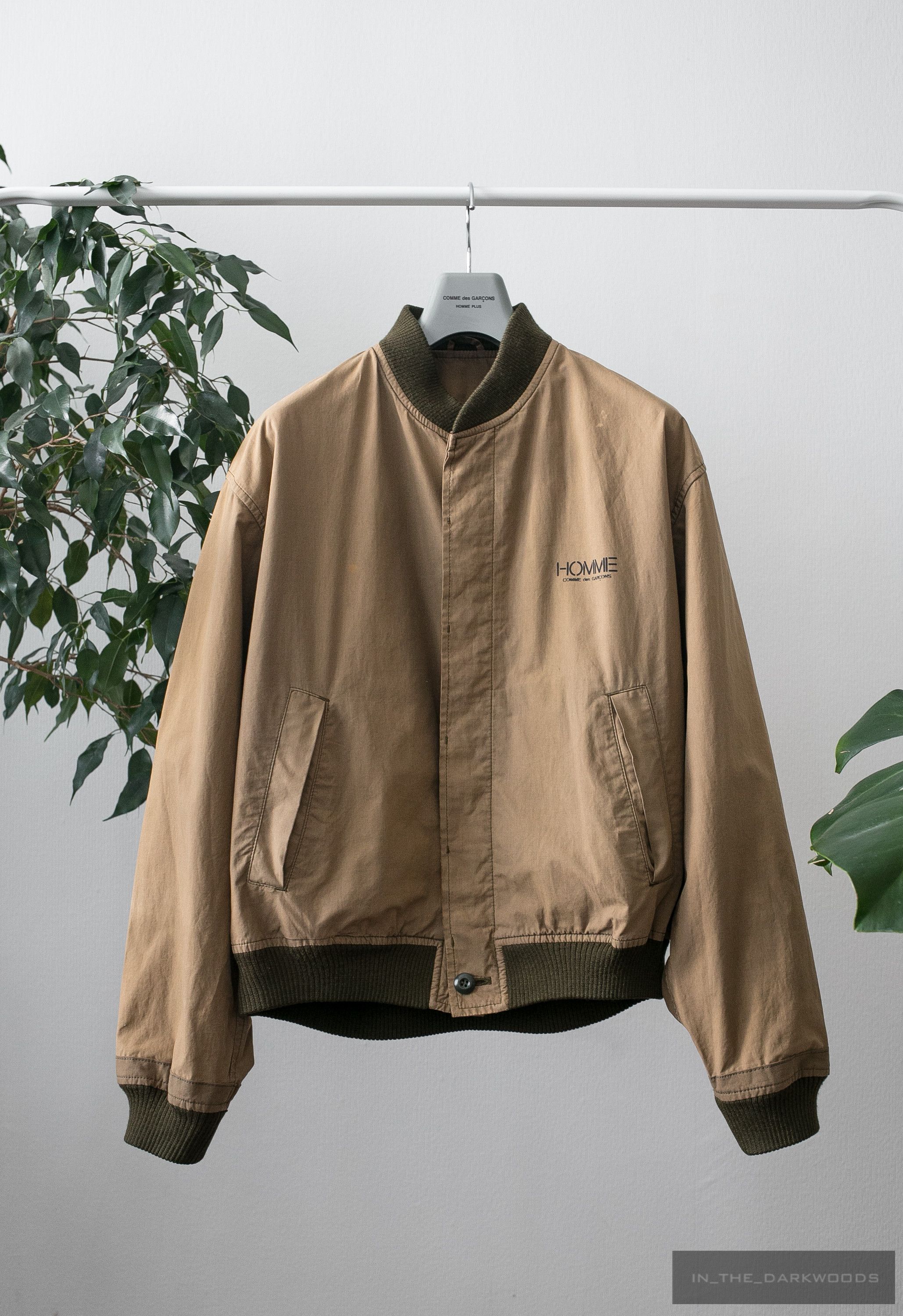 Comme des Garcons Homme vintage logo cotton bomber jacket Size US S / EU 44-46 / 1 - 1 Thumbnail