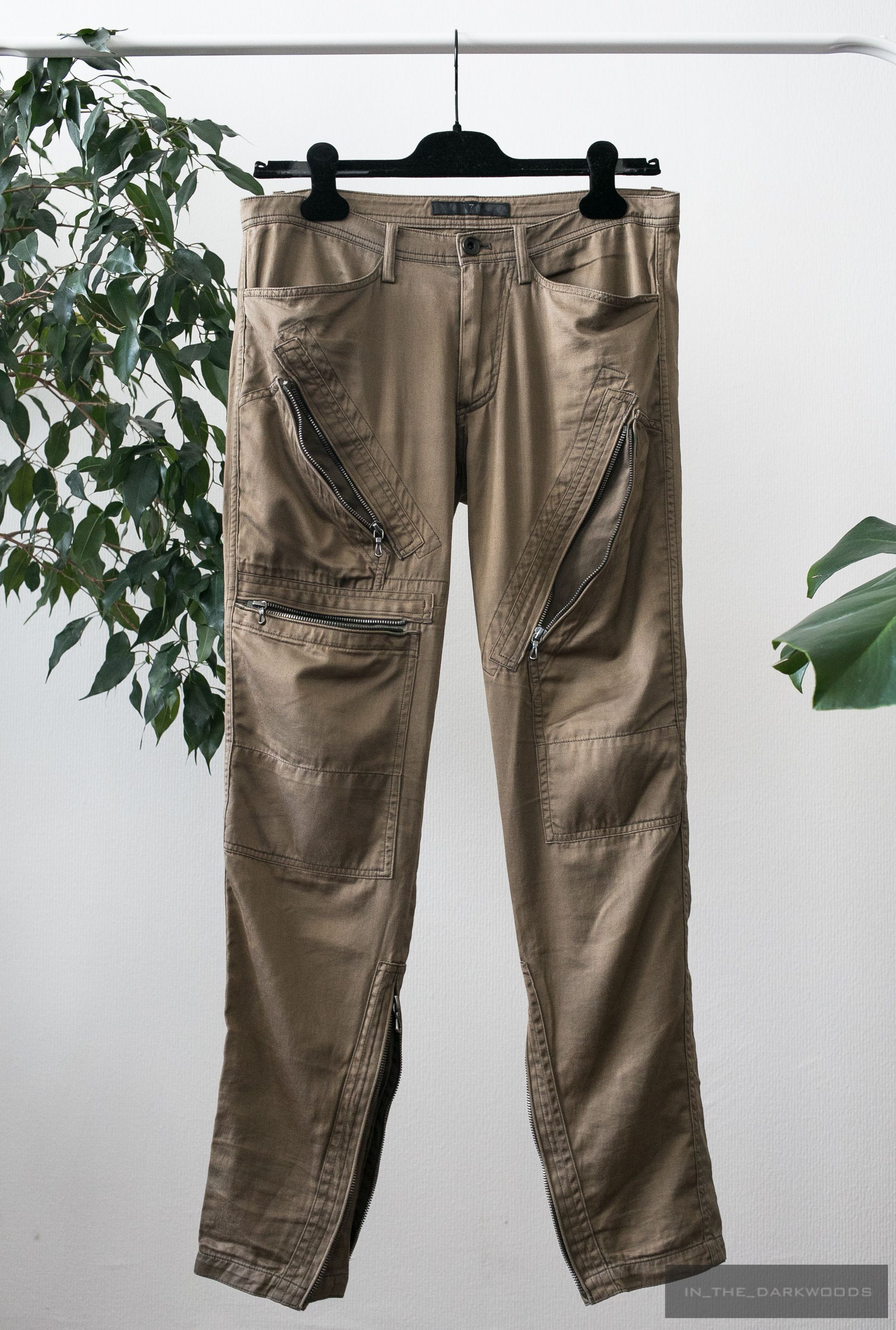 image of Julius 2009Aw Multi Zipper Pants, Men's (Size 28)