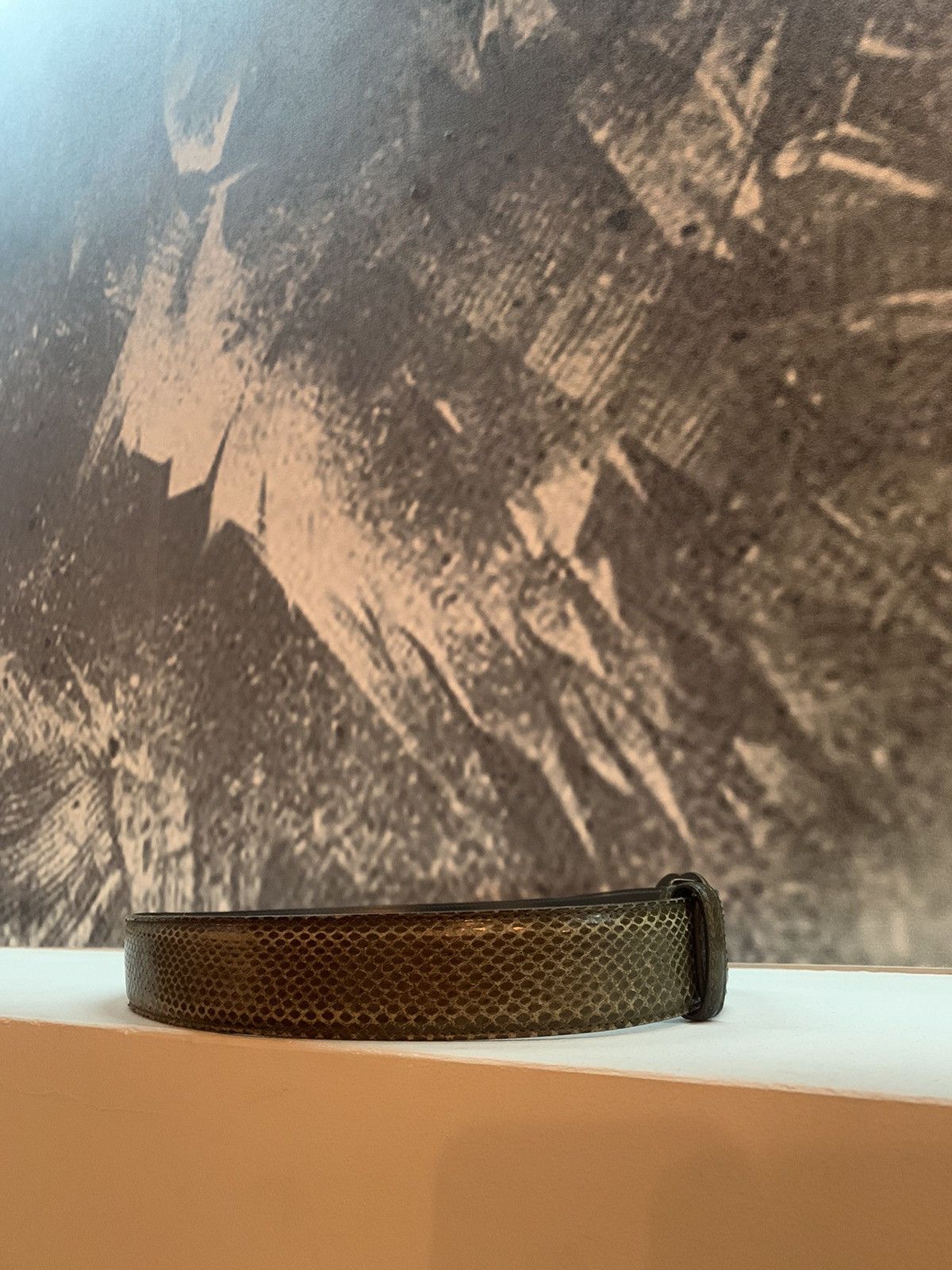 Gucci 🐍Gucci Python Leather GG man luxury belt Size ONE SIZE - 16 Thumbnail