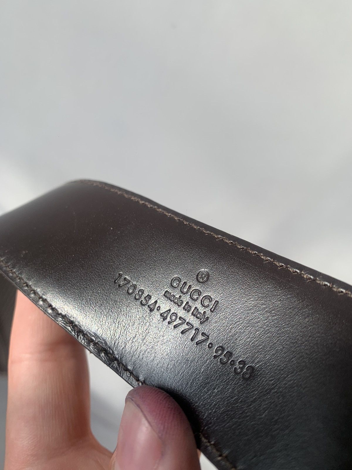 Gucci 🐍Gucci Python Leather GG man luxury belt Size ONE SIZE - 7 Thumbnail